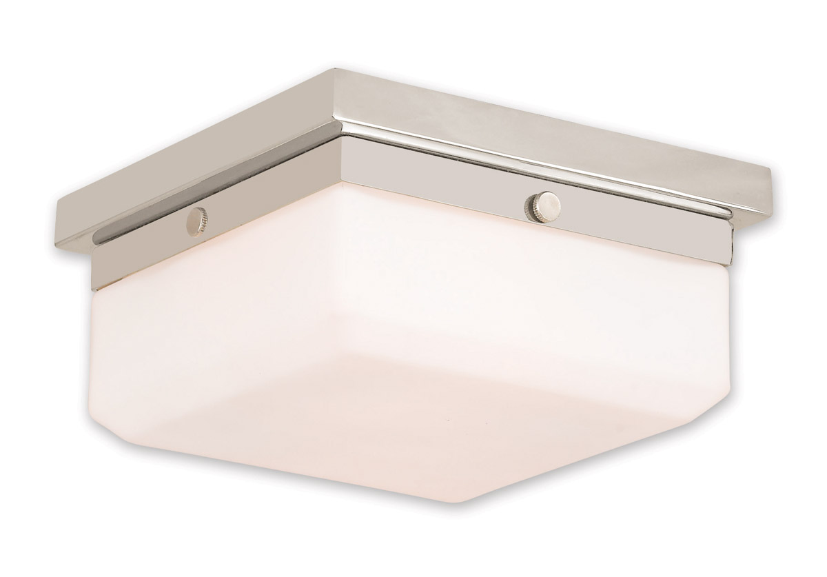 Allure 2 Light 8 inch Polished Nickel ADA ADA Wall Sconce/Ceiling Mount Wall Light