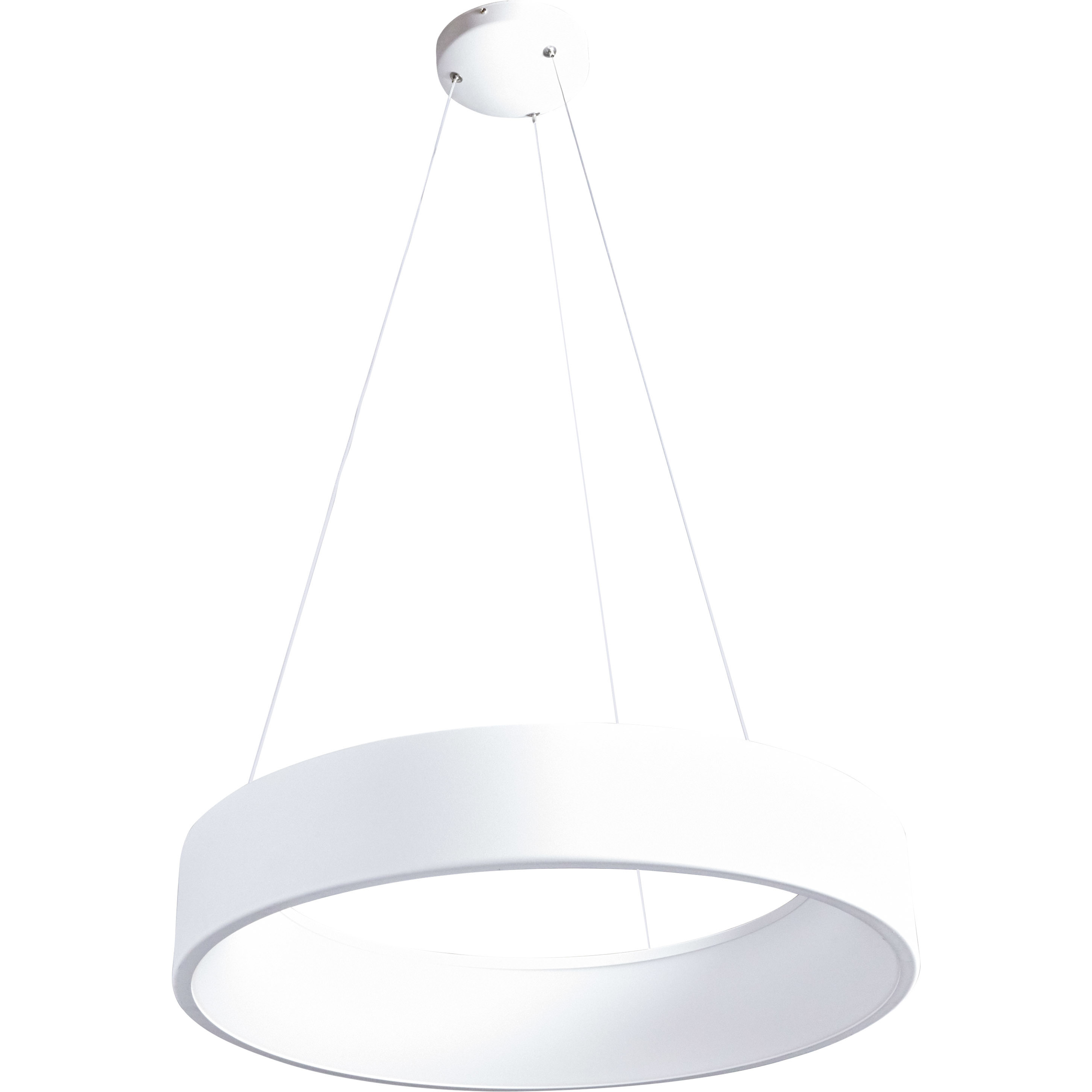 Nuvo 62/1457 Orbit LED 23 inch White Pendant Ceiling Light