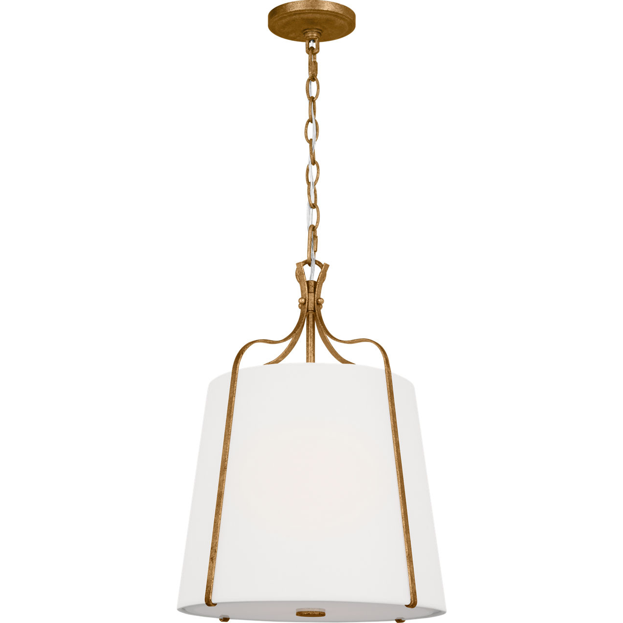 AH by Alexa Hampton Leander 1 Light Antique Gild Pendant Ceiling Light