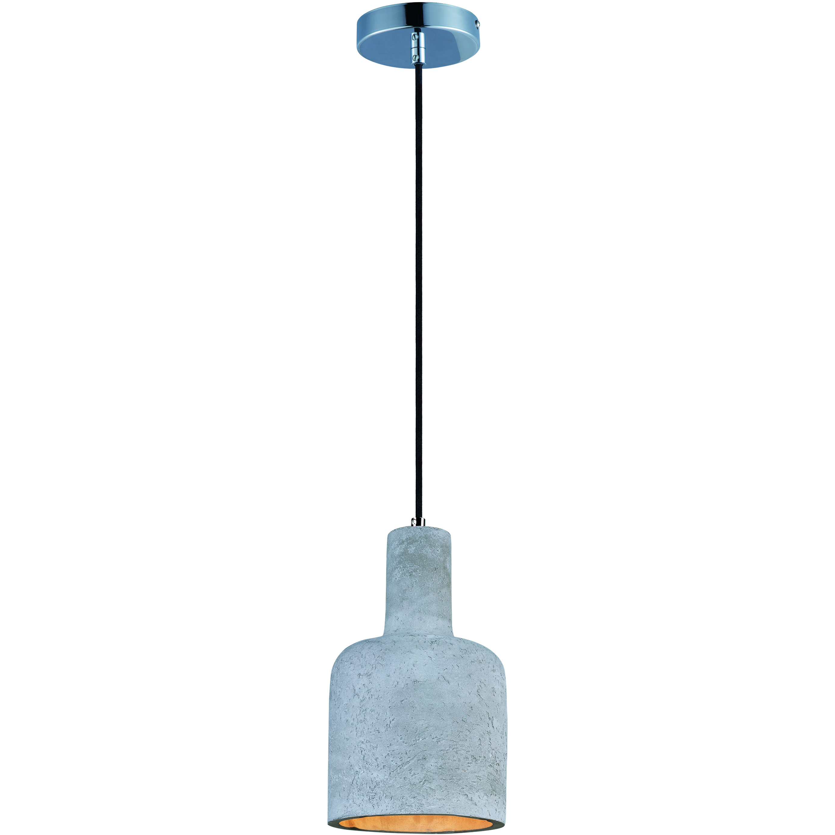 Crete LED 7.5 inch Polished Chrome Single Pendant Ceiling Light