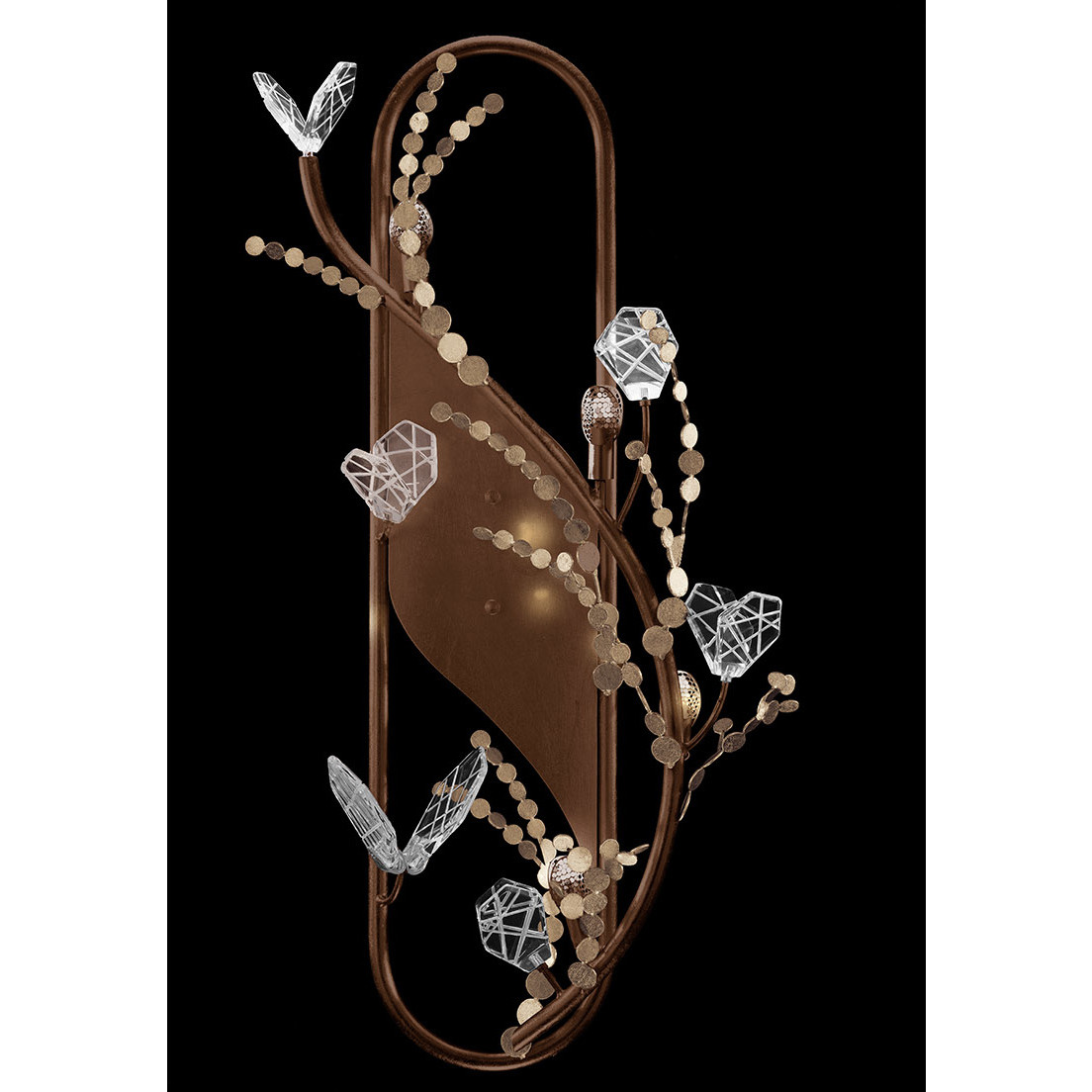 Volare 4 Light 13.5 inch Brushed Bronze Sconce Wall Light