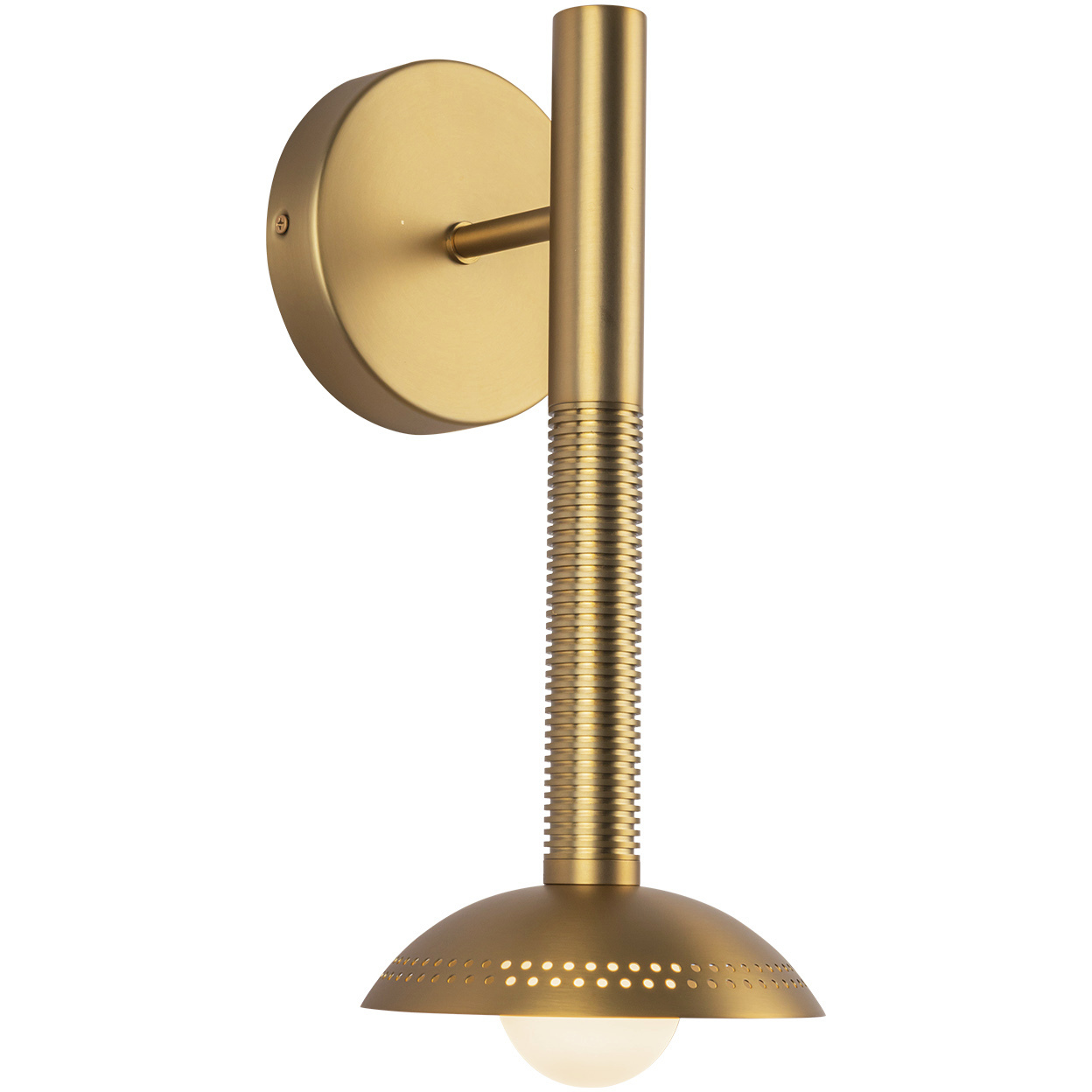 Alora Mood Arden LED 6 inch Brushed Gold Wall/Vanity Light Wall Light