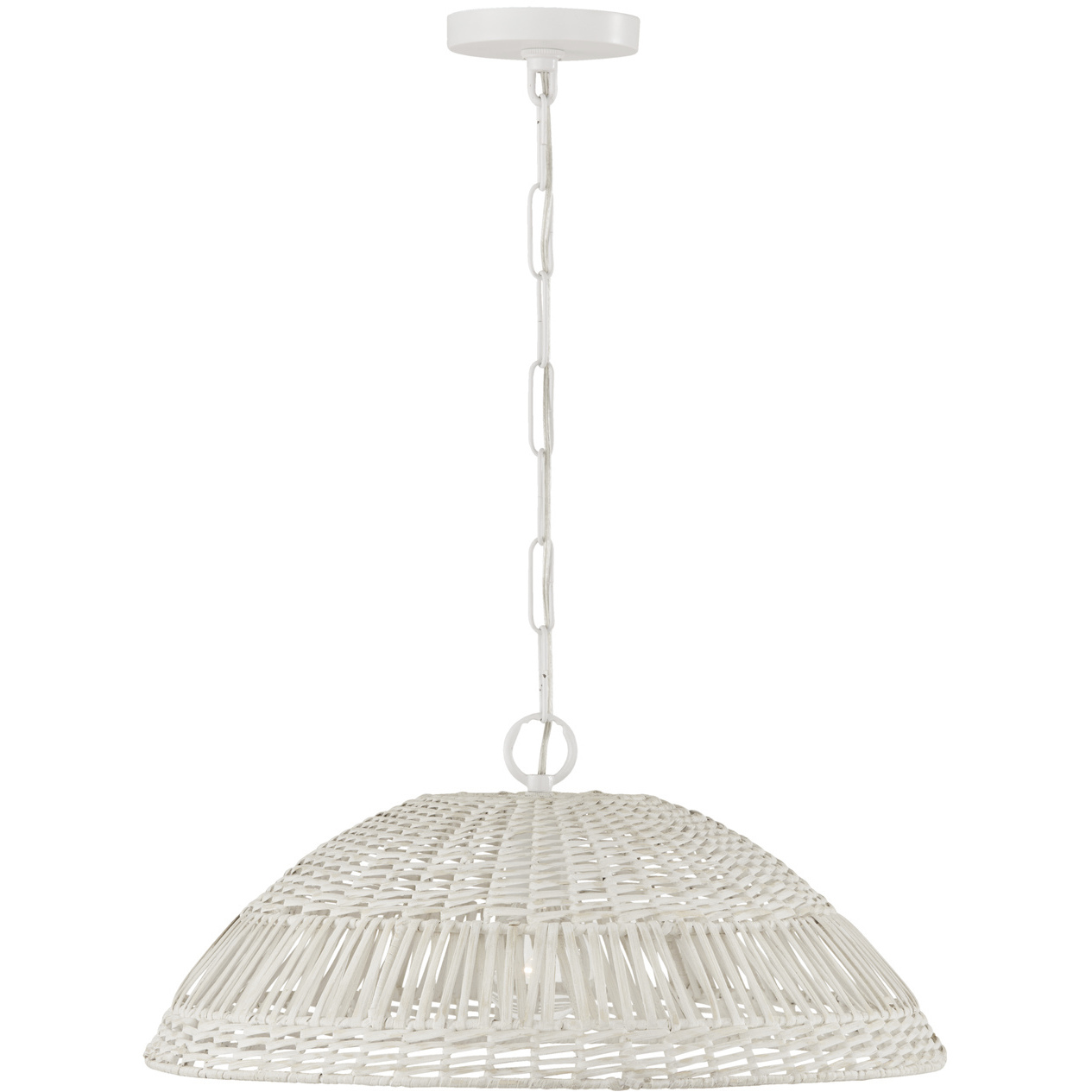 Capital Lighting Naomi 1 Light 21 inch Chalk White Pendant Ceiling Light 347511HH - Open Box