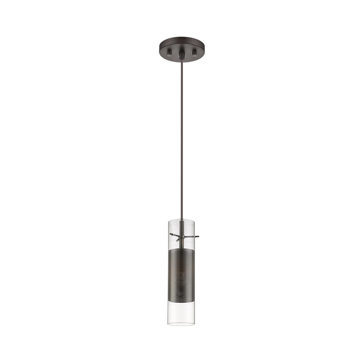 Scope 1 Light 3.25 inch Antique Bronze Pendant Ceiling Light