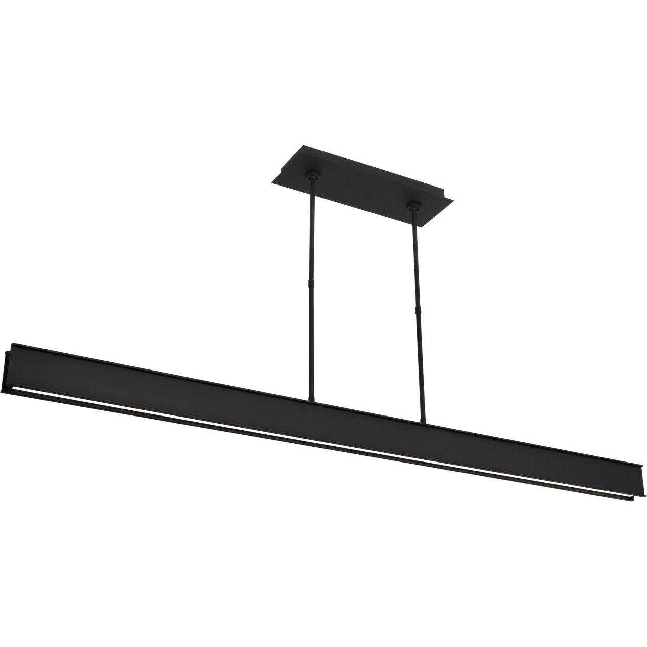 Mick De Giulio I-Beam LED 72.2 inch Nightshade Black Linear Suspension Ceiling Light in 120V, Integrated LED