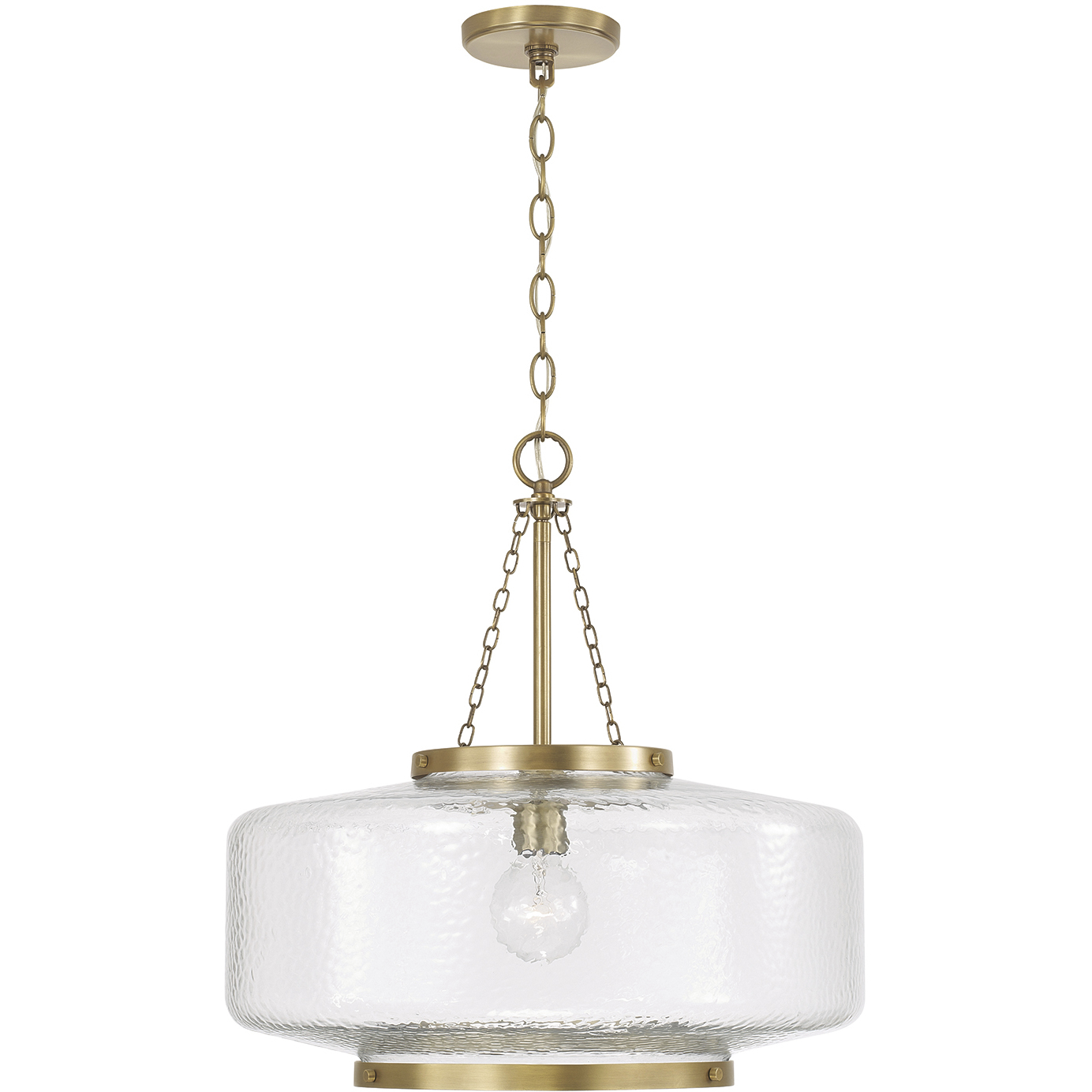 Landon 1 Light 19.75 inch Aged Brass Pendant Ceiling Light