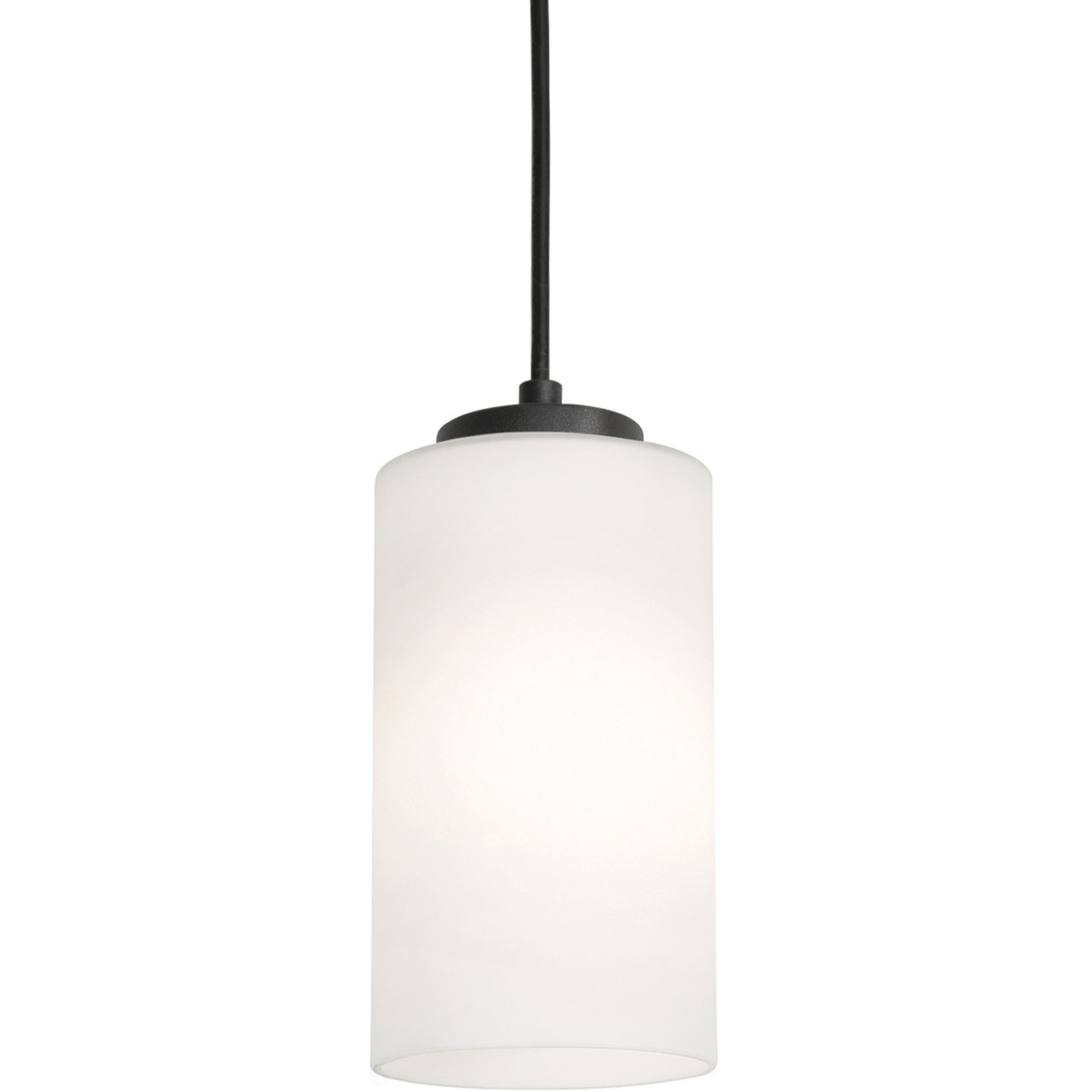 Leo 1 Light 4 inch Black Pendant Ceiling Light