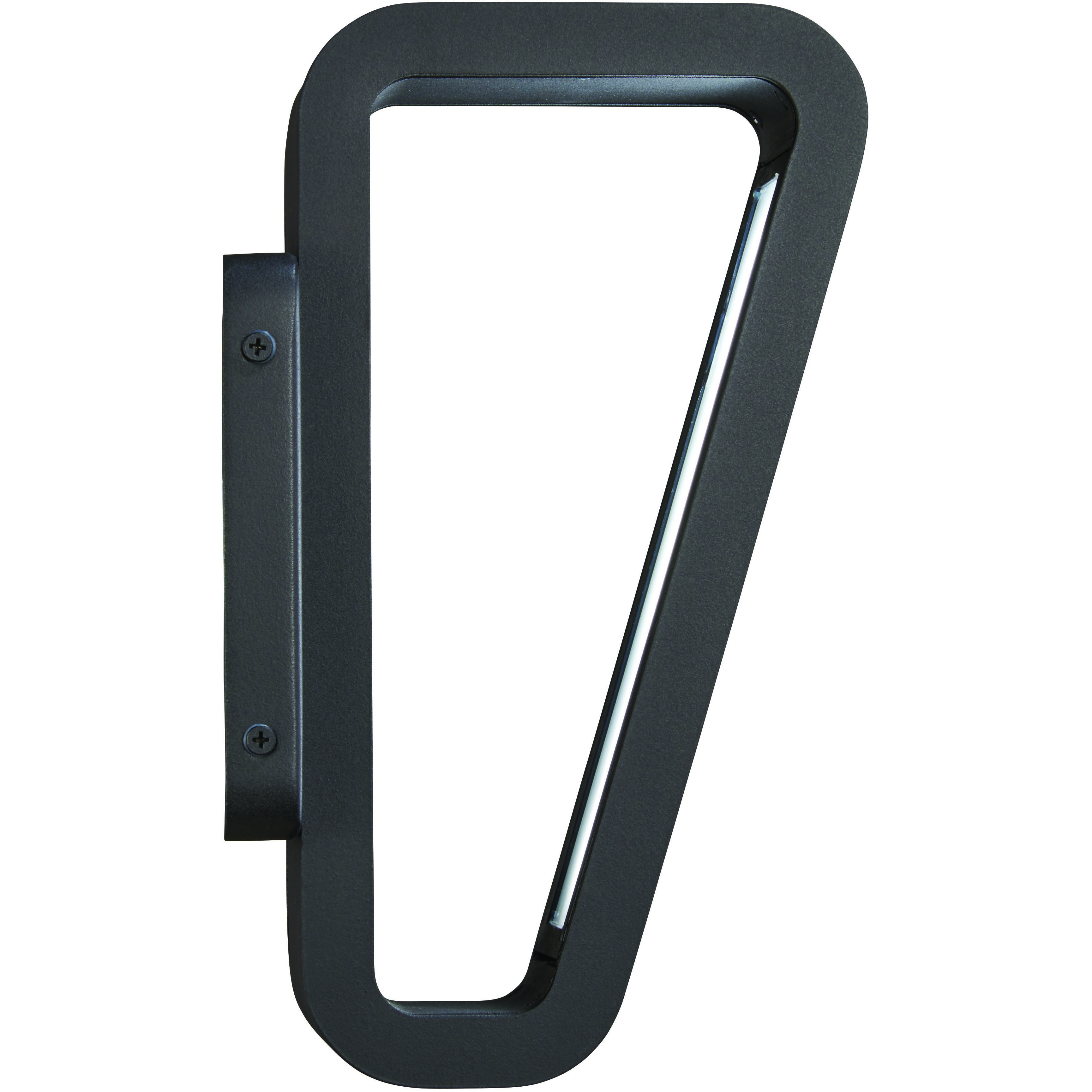Pediment LED 4.75 inch Coal Wall Sconce Wall Light in Black, Outdoor