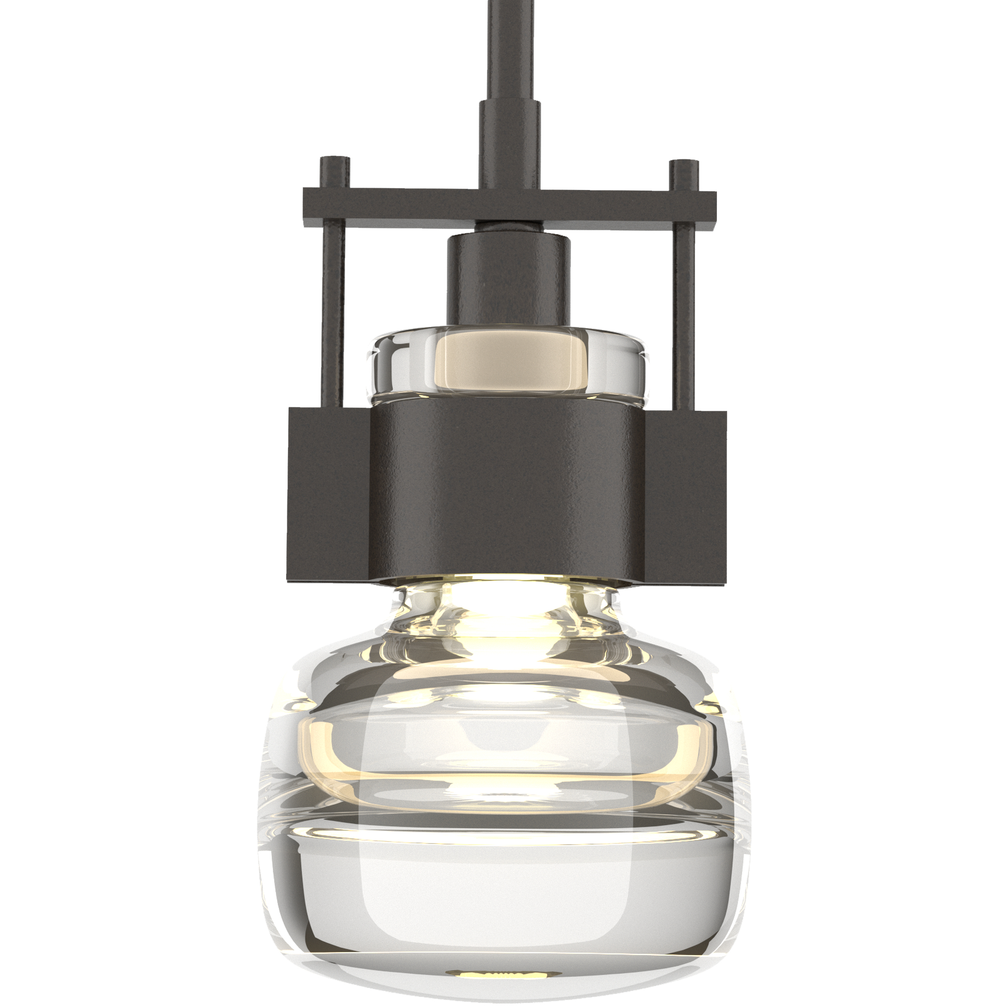 Cuff 1 Light 4 inch Oil Rubbed Bronze Mini Pendant Ceiling Light, Small