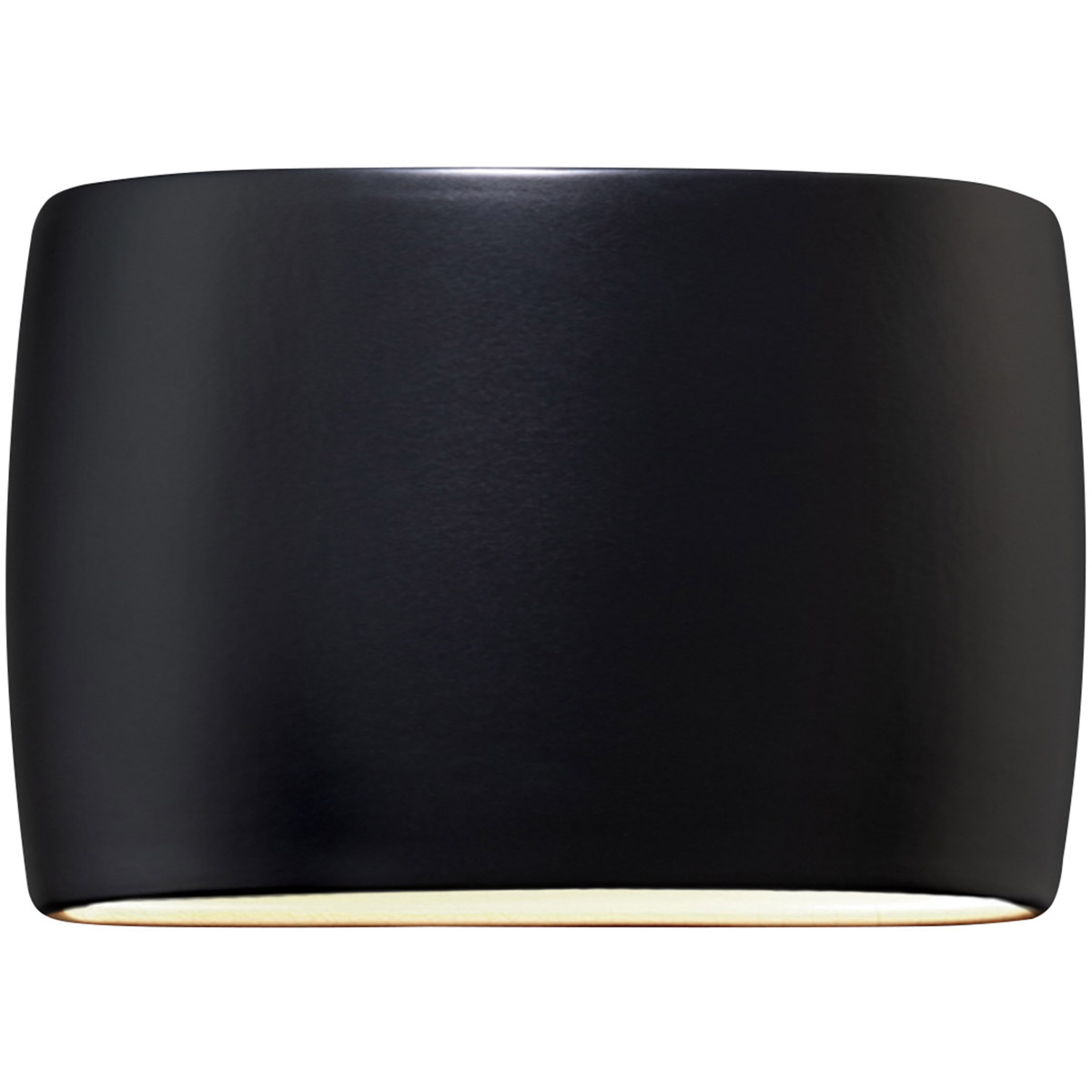 Ambiance Collection LED 10 inch Gloss Black/Matte White Outdoor Wall Sconce
