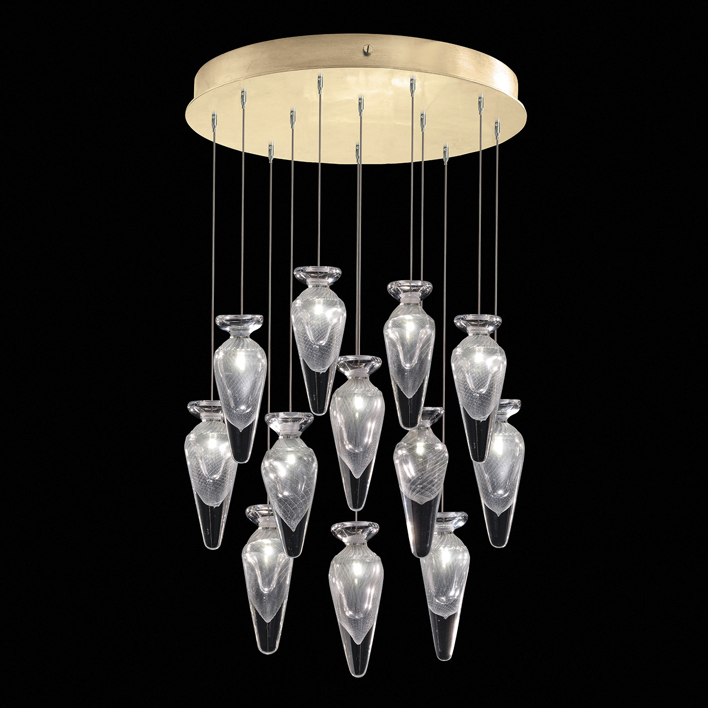 Essence 12 Light 21 inch Gold Pendant Ceiling Light