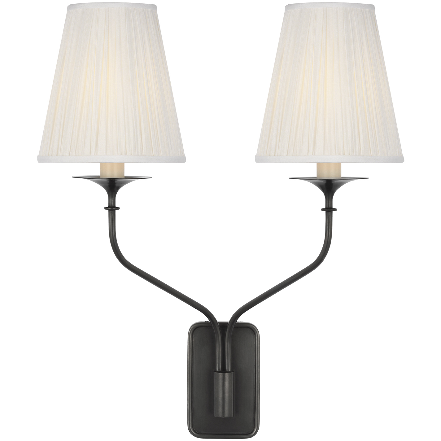 Amber Lewis Knox LED 15.25 inch Bronze Double Sconce Wall Light