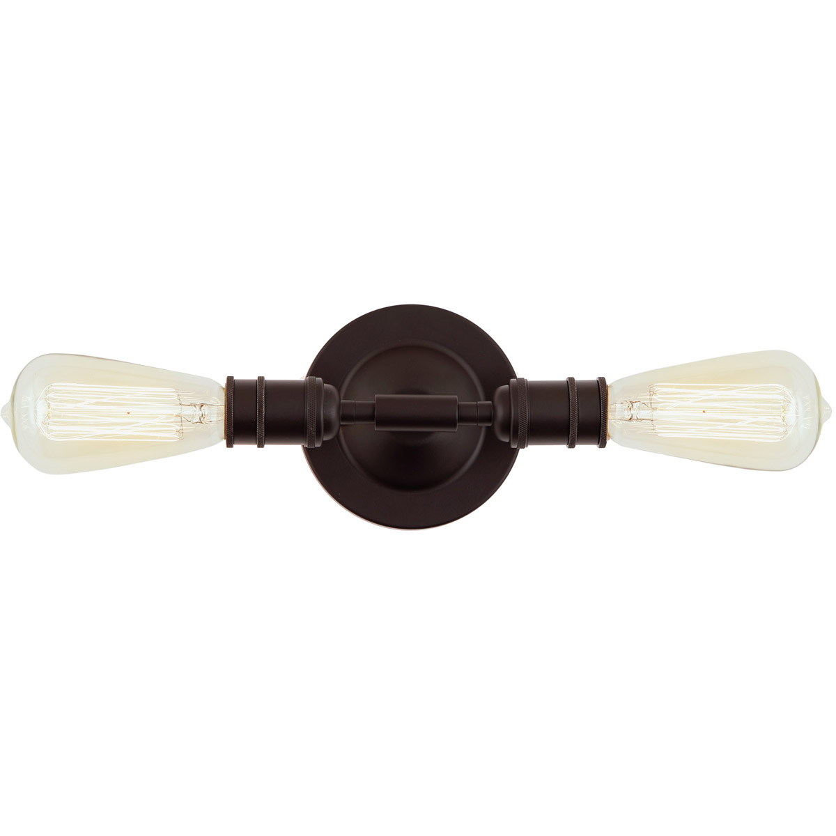 Bedford 2 Light 8 inch Oil Rubbed Bronze Bathroom Wall Sconce Wall Light