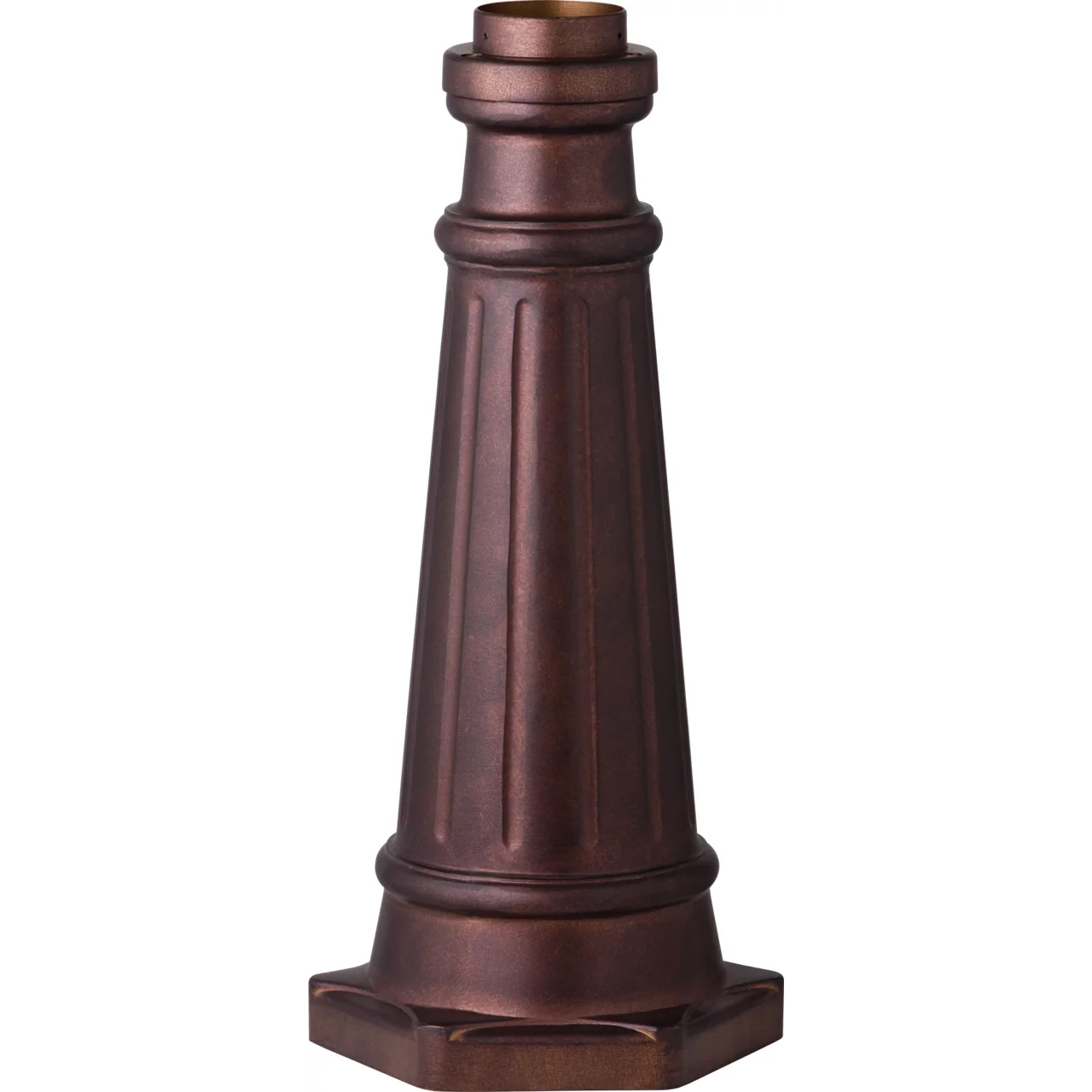 Outdoor Post Base 19.5 inch Patina Bronze Outdoor Post Base
