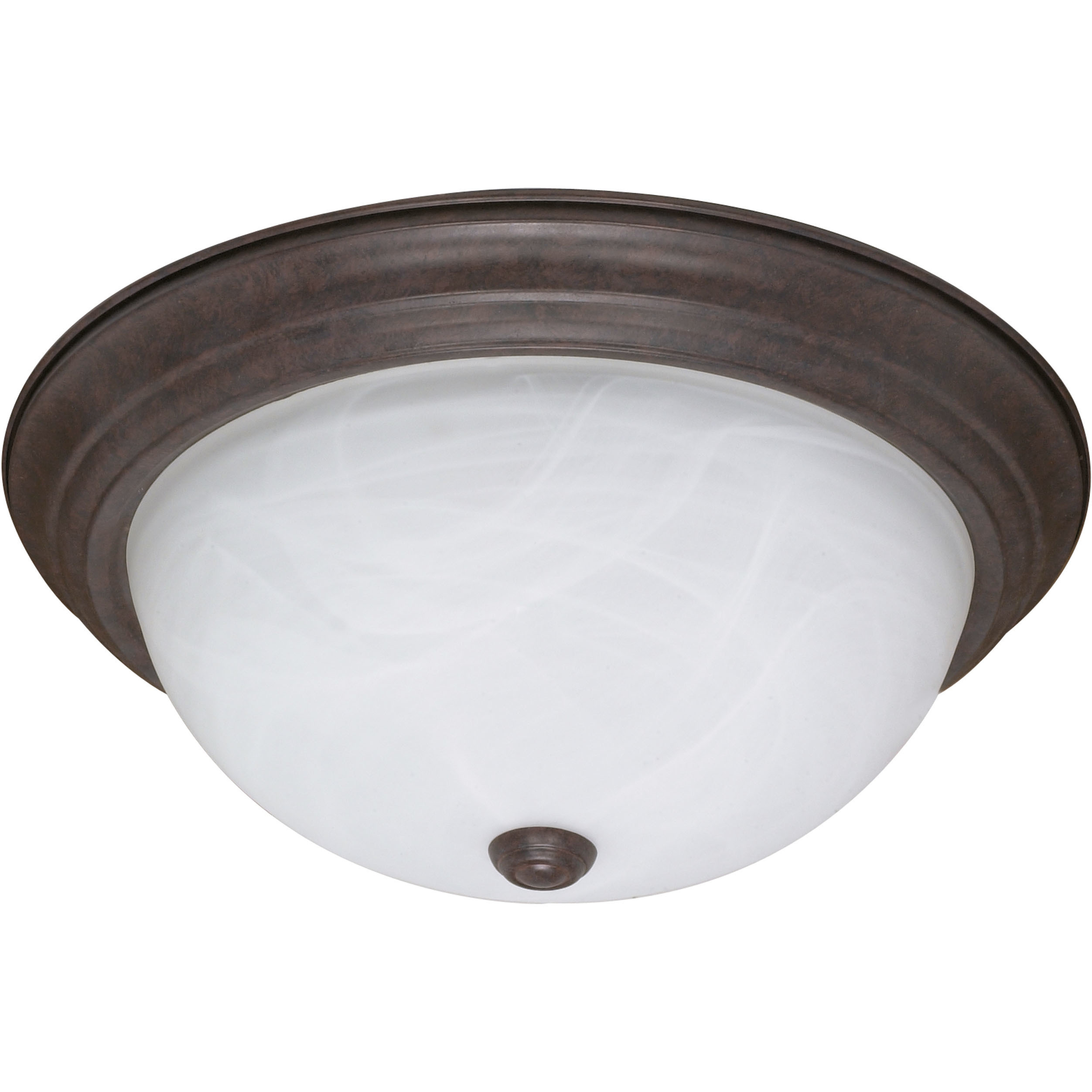 Brentwood 3 Light 15 inch Old Bronze Flush Mount Ceiling Light