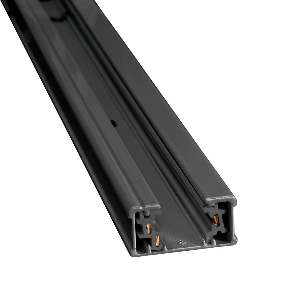 Jesco H1TR2-BK H-Type Black Single Circuit Track Ceiling Light