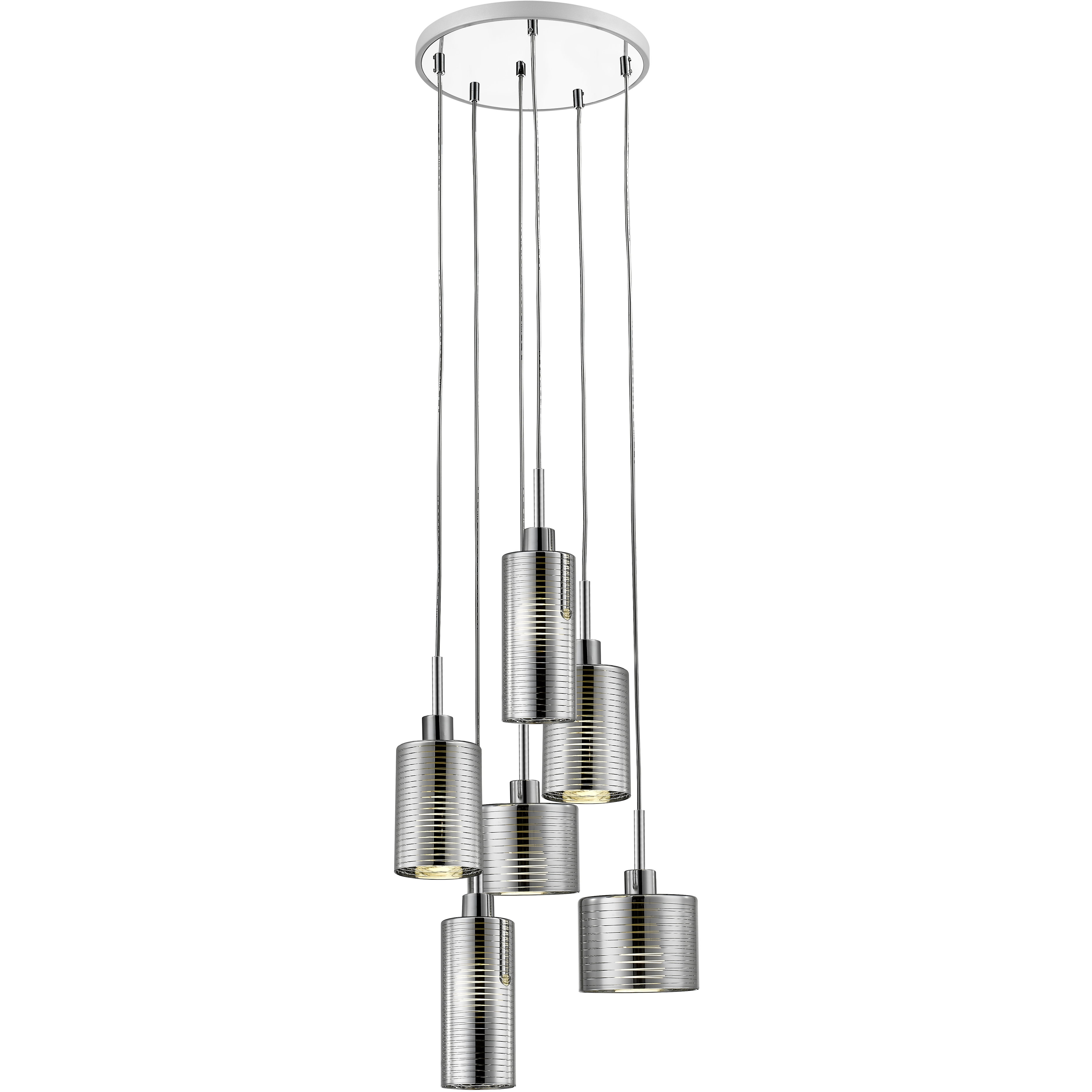 Z-Lite 911-6 Sempter 6 Light 18 inch Chrome Chandelier