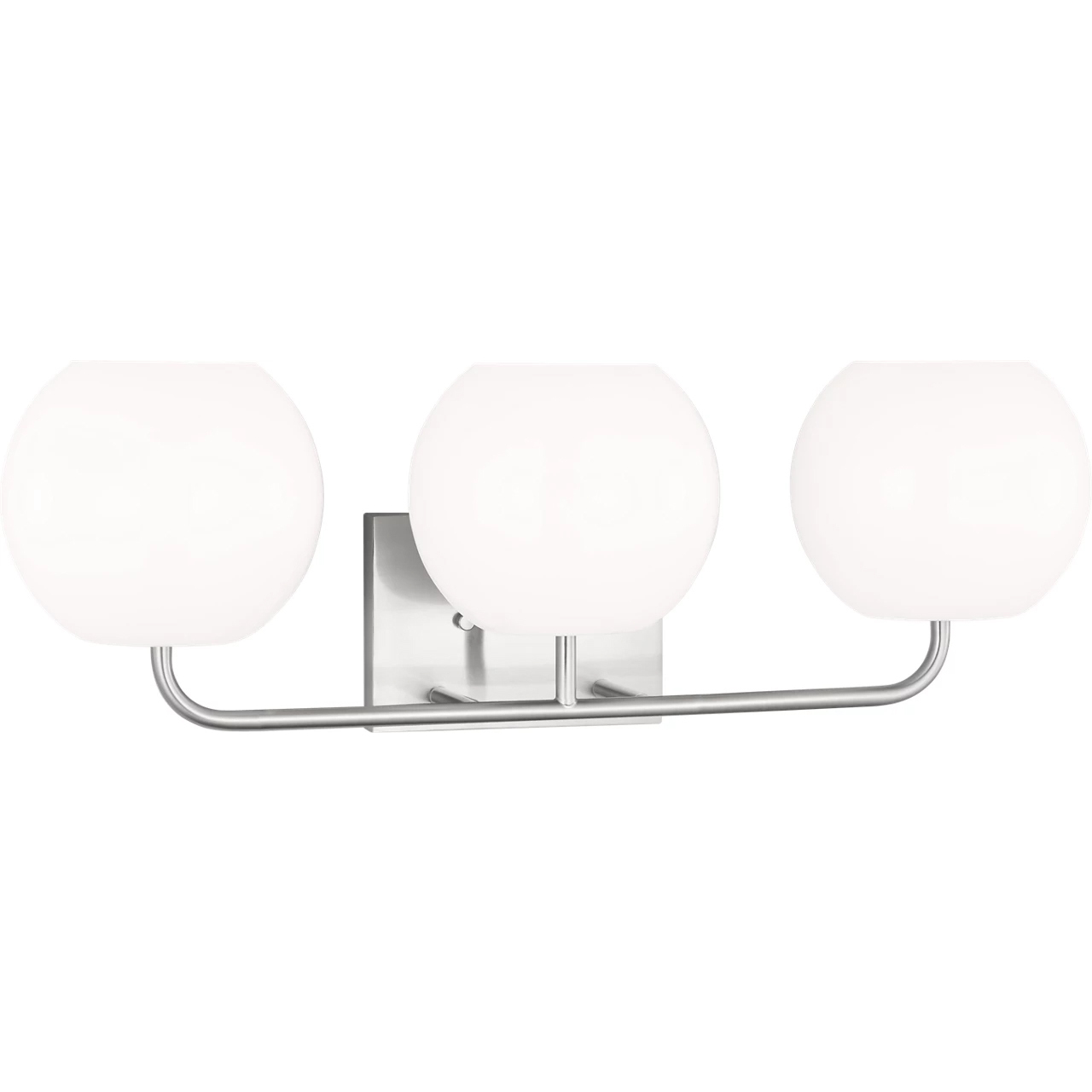 Rory 3 Light 25 inch Brushed Steel Wall Bath Fixture Wall Light