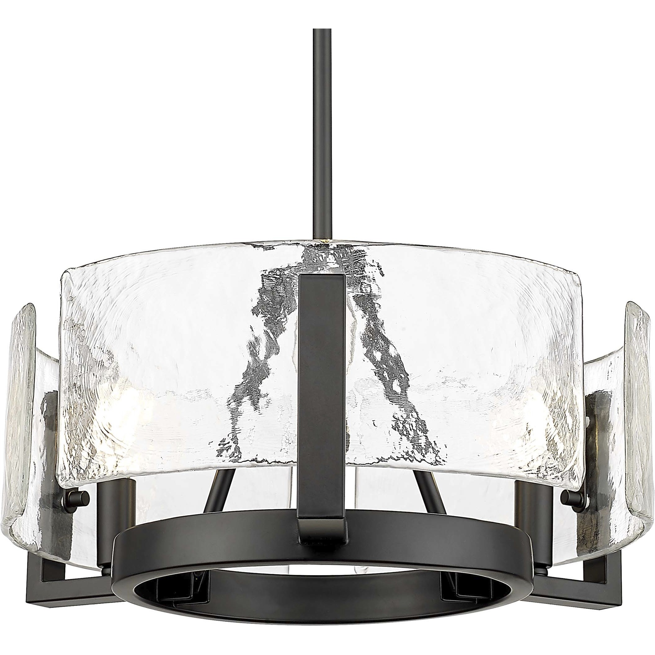 Aenon 3 Light 16.5 inch Matte Black Chandelier Ceiling Light