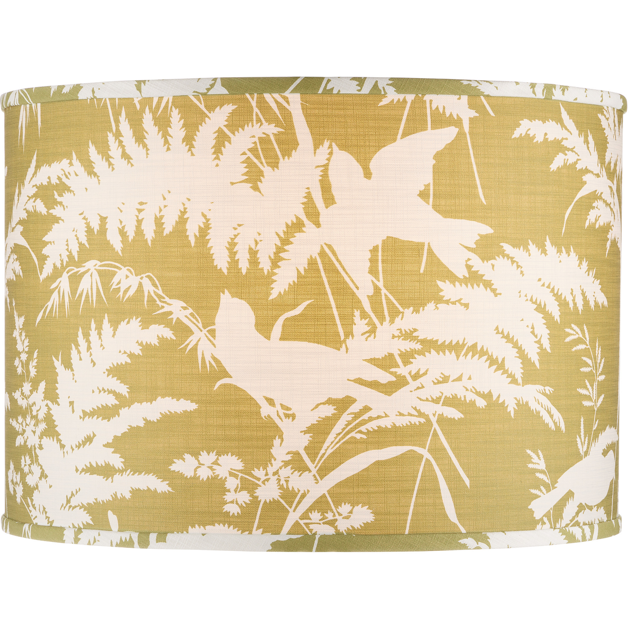 Aviary Moss and Ivory 20 inch Drum Lamp Shade, Large