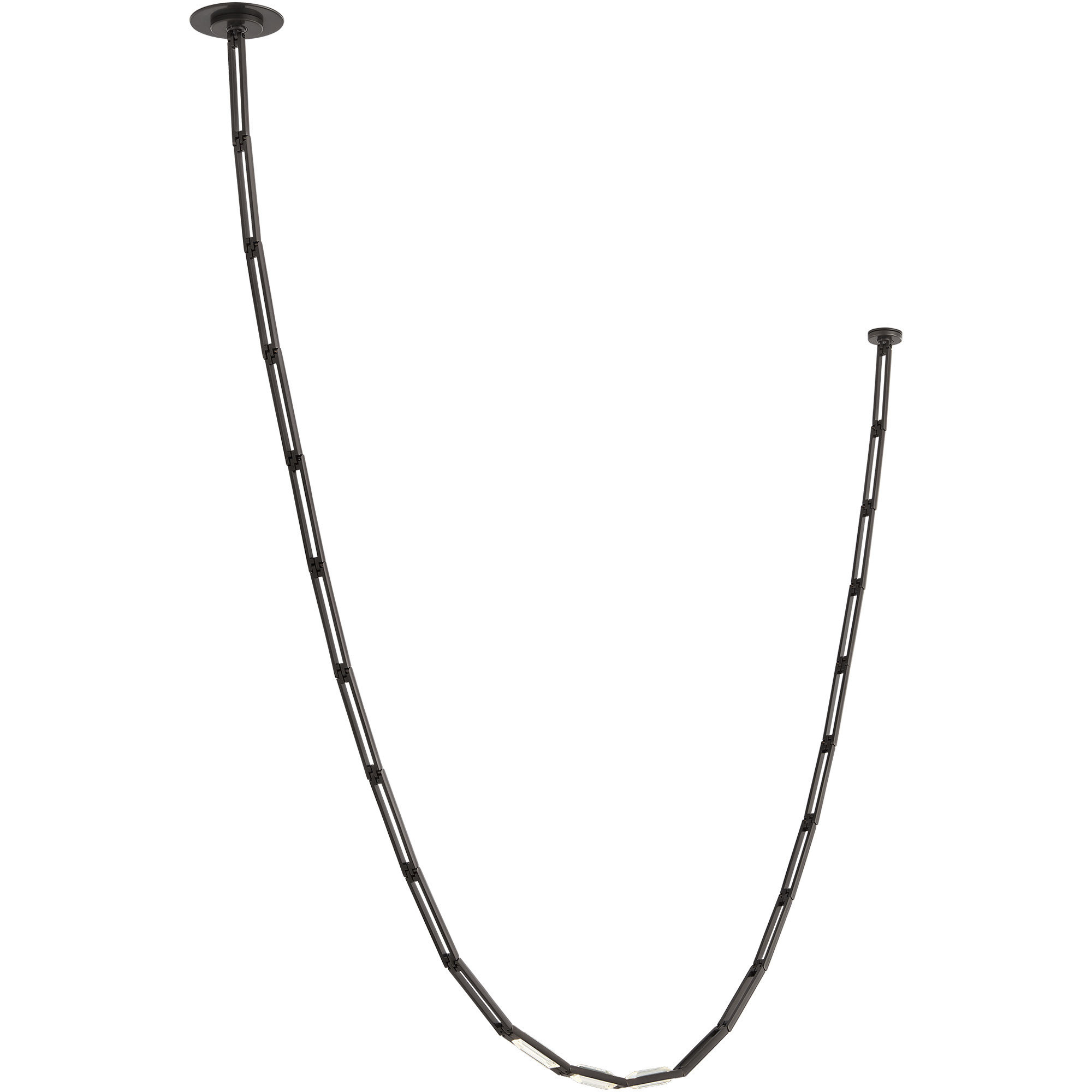 Sean Lavin Catena LED 0.8 inch Bronze Link Chandelier Ceiling Light in 2700K