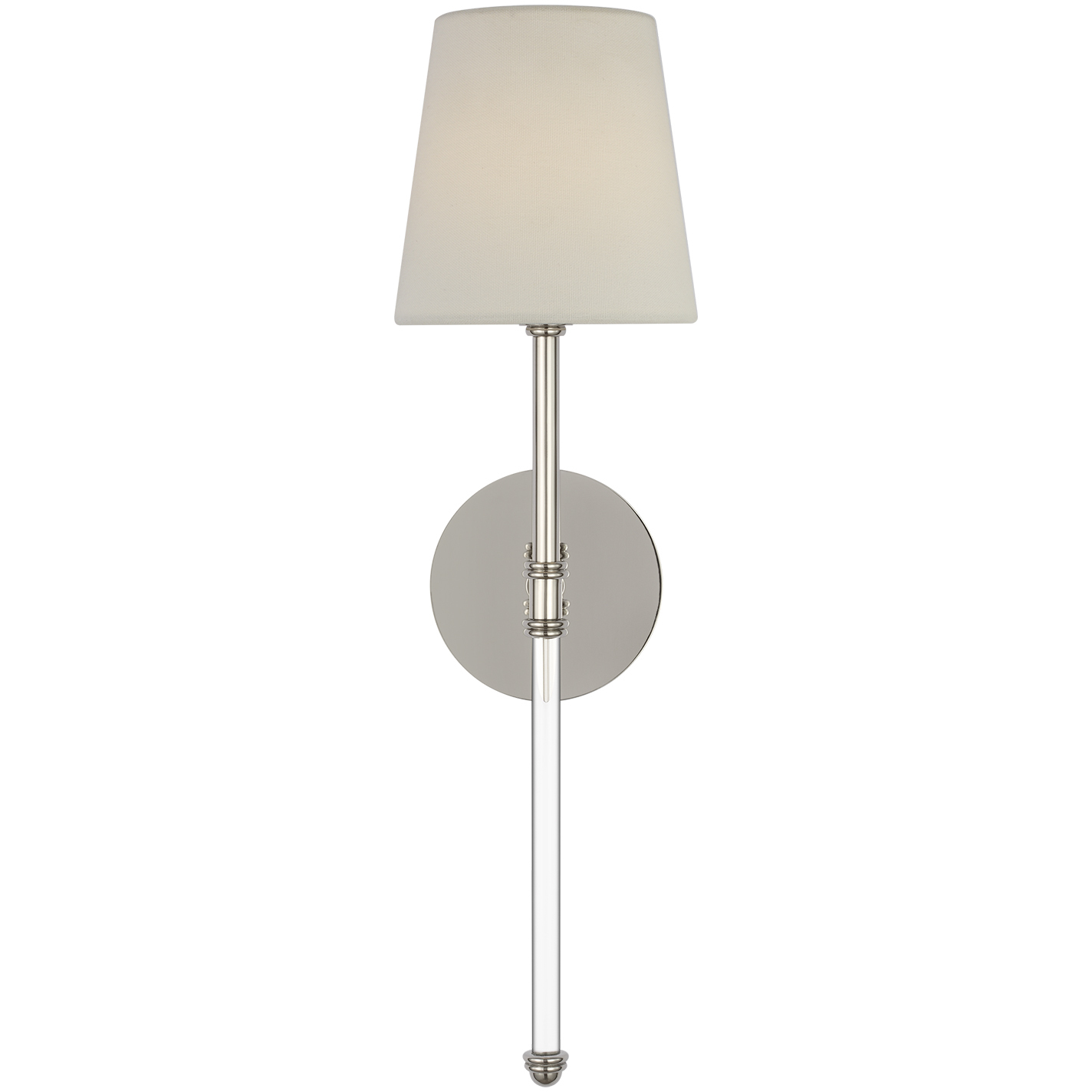 Suzanne Kasler Camille LED 5.5 inch Polished Nickel Cordless Sconce Wall Light
