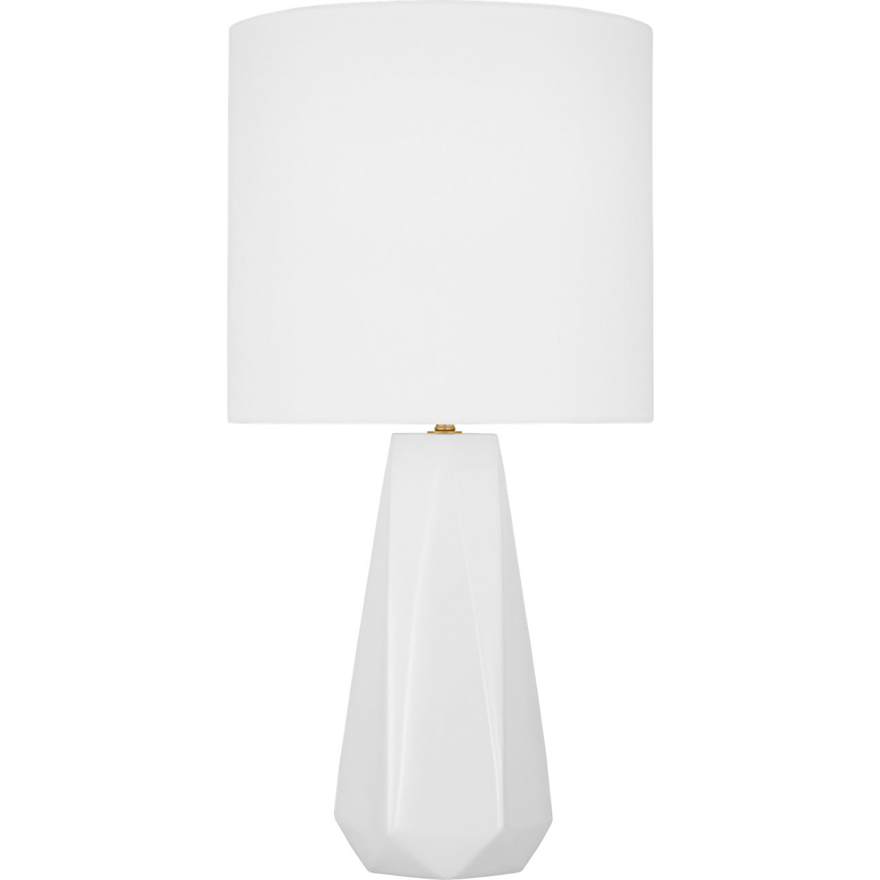 Drew & Jonathan Moresby 23.13 inch 9 watt Gloss White Table Lamp Portable Light