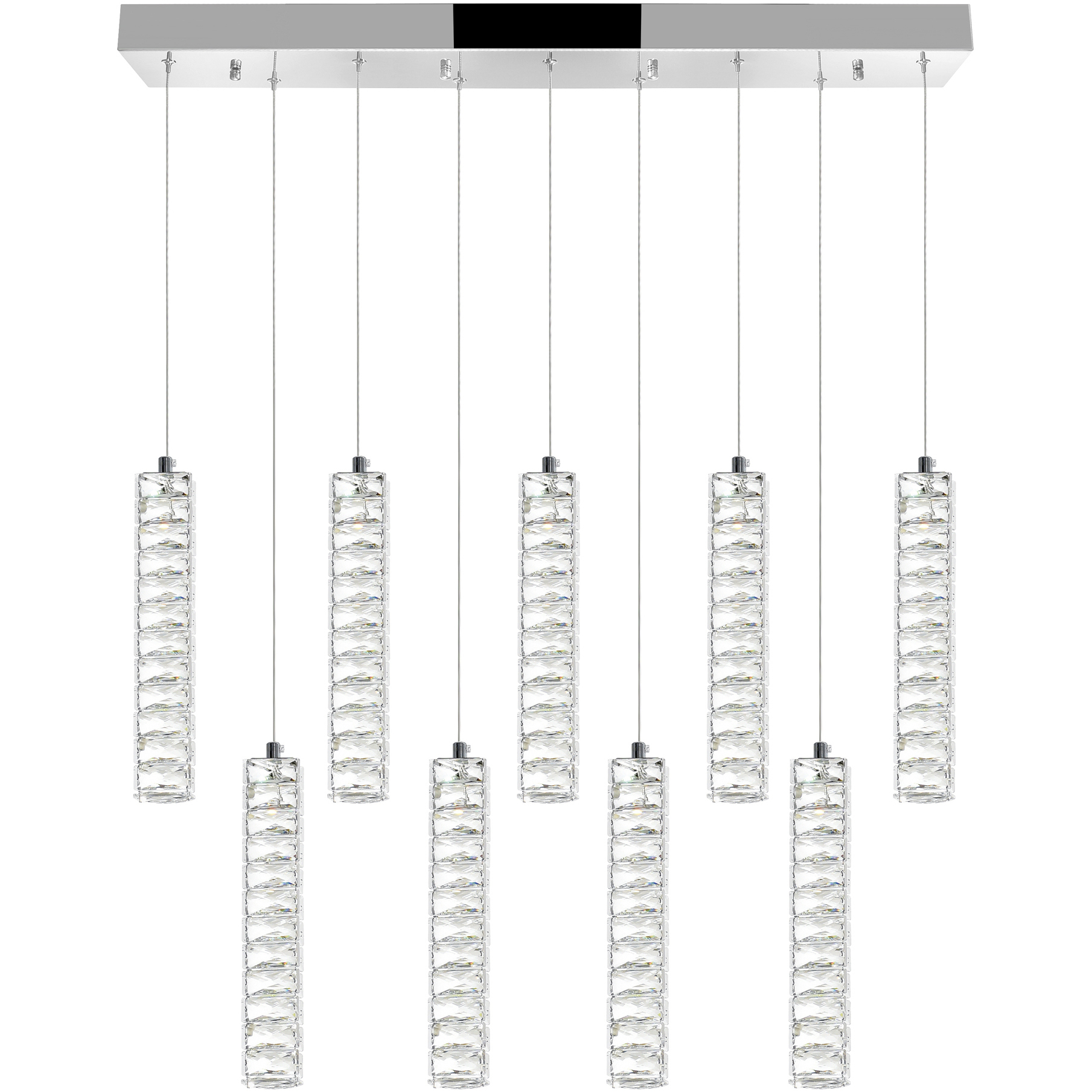 Celina LED 32 inch Chrome Pool Table Light Ceiling Light