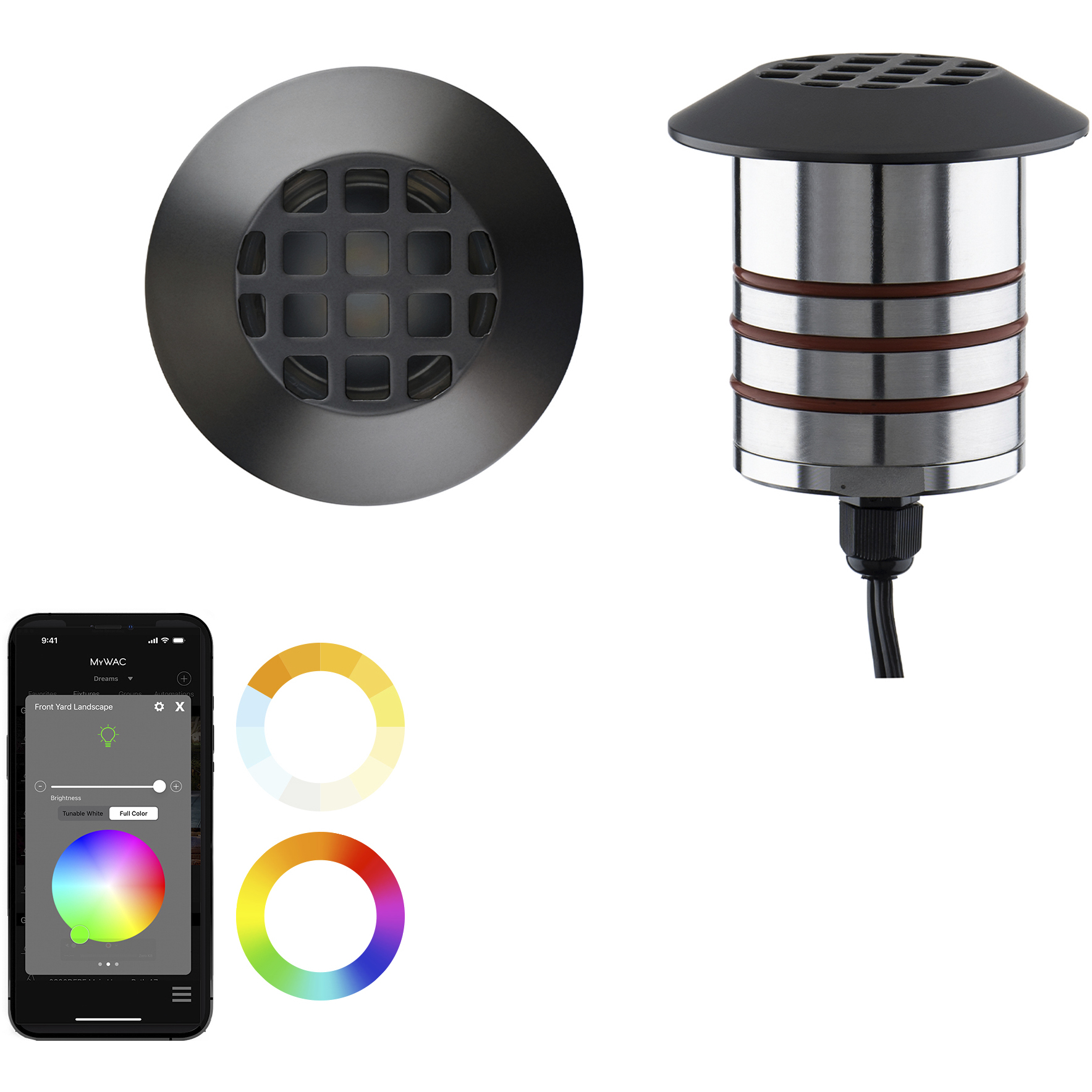 Colorscaping 12 4.5 watt Stainless Steel Coated in Bronze Path Indicator Light, Colorscaping