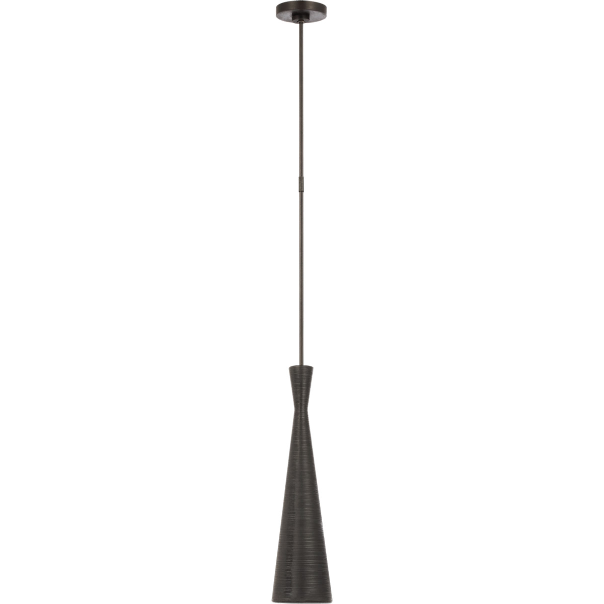 Visual Comfort Signature Collection Kelly Wearstler Utopia LED 5 inch Aged Iron Pendant Ceiling Light, Small KW5038AI - Open Box