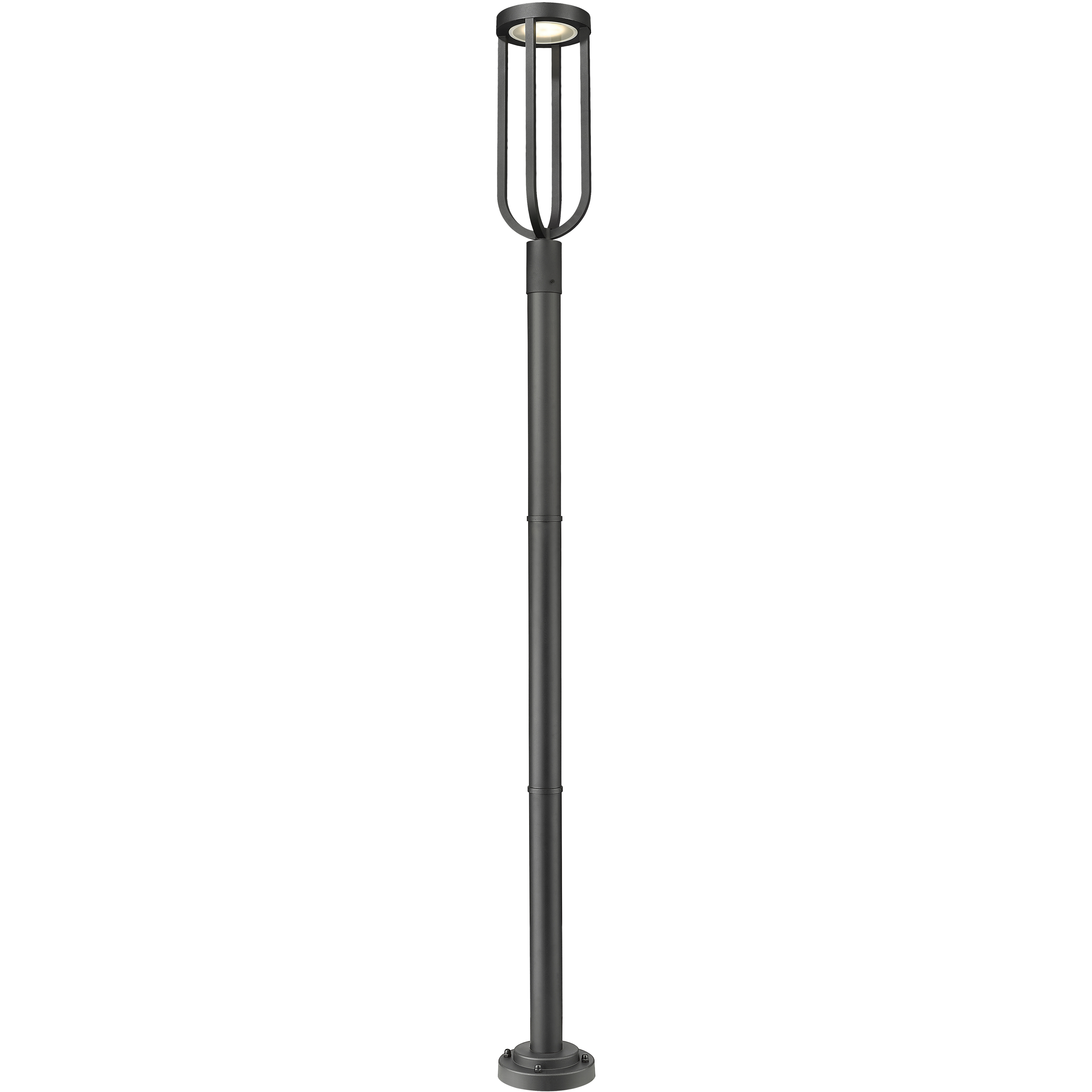 Leland LED 97.25 inch Sand Black Outdoor Post Mounted Fixture