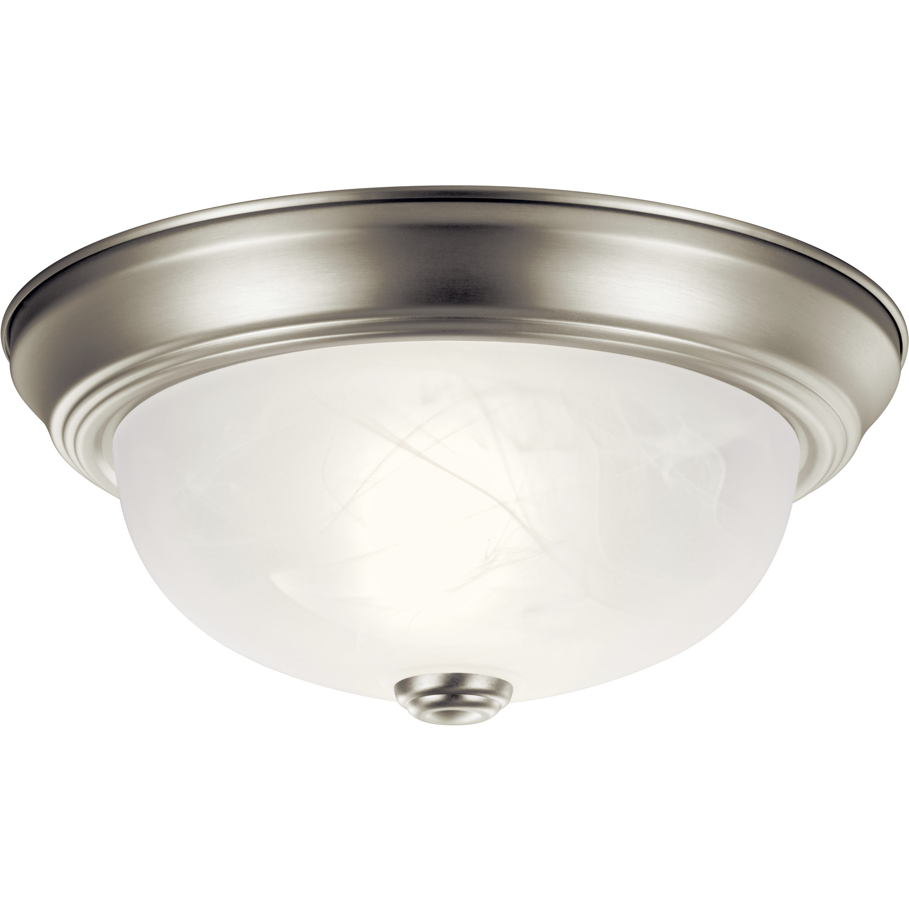 Independence 2 Light 11 inch Brushed Nickel Flush Mount Light Ceiling Light