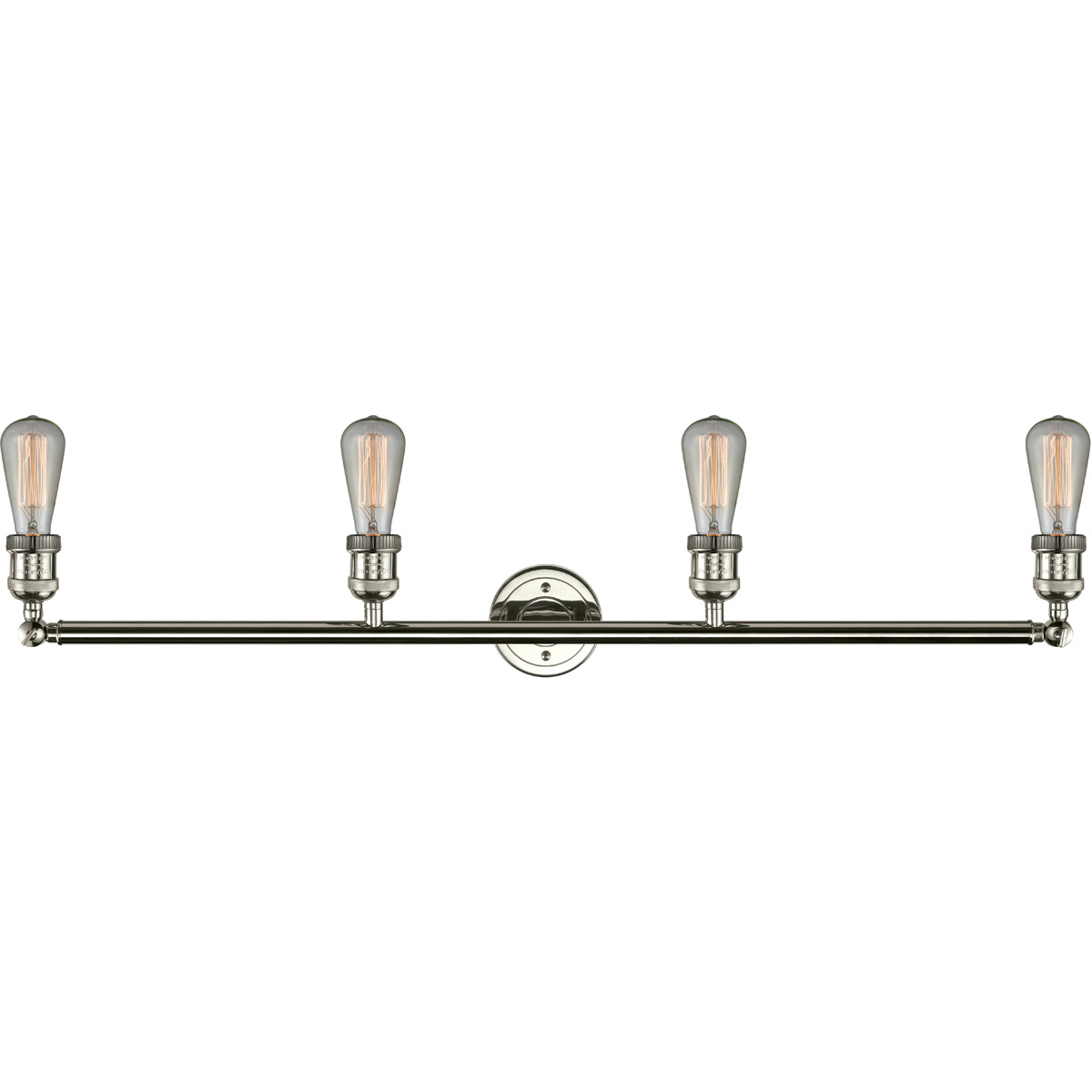 Franklin Restoration Bare Bulb LED 42 inch Polished Nickel Bath Vanity Light Wall Light