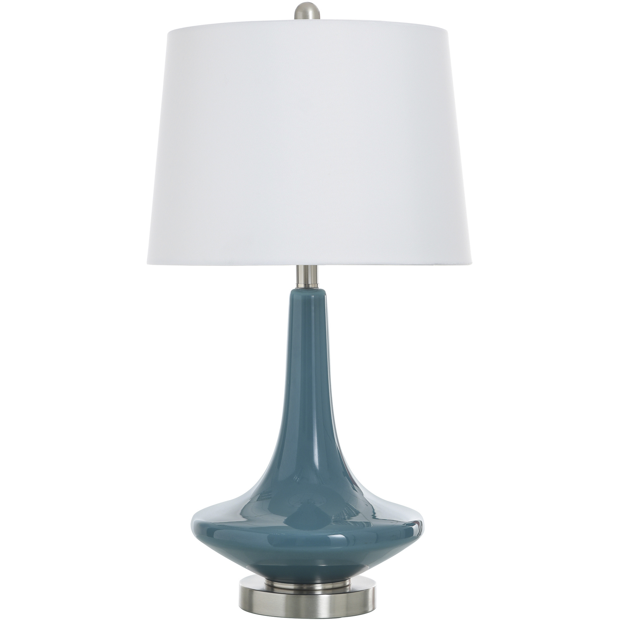 Signature 26 inch 150 watt Niagra Falls Blue Table Lamp Portable Light