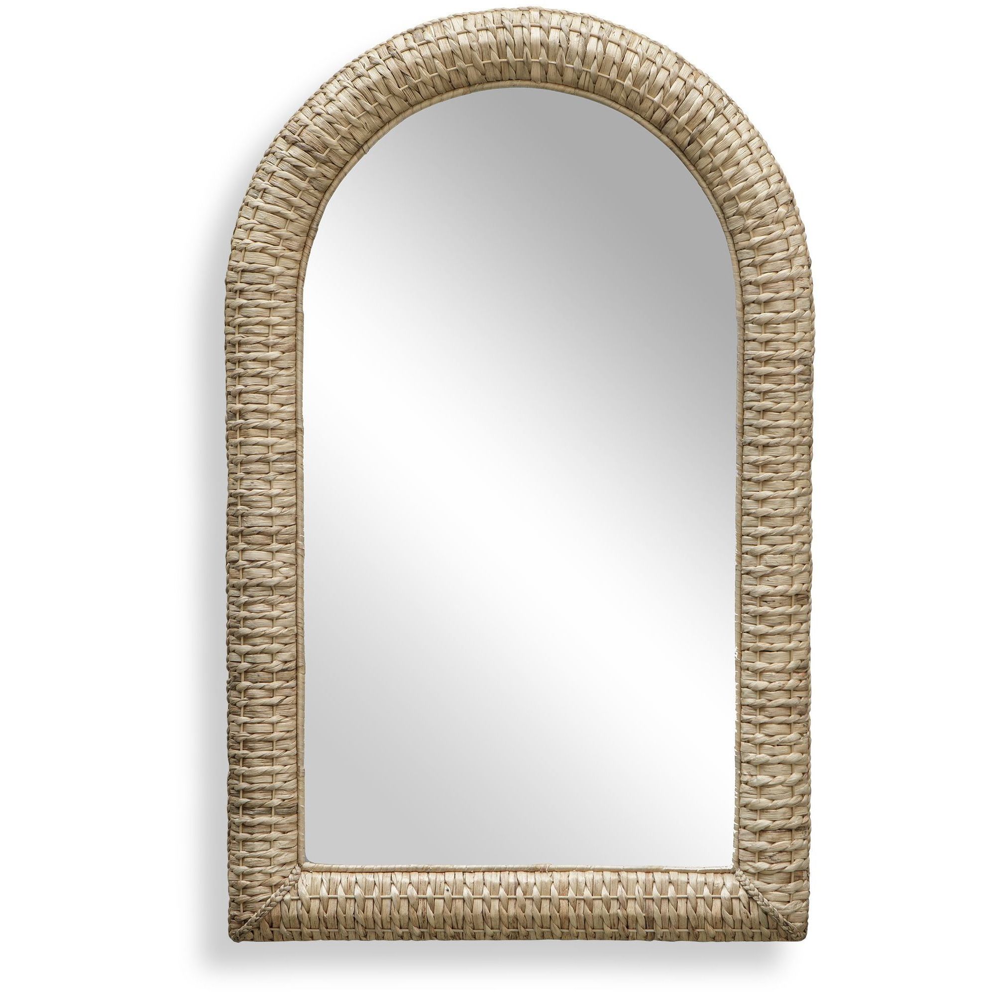 Twisted 60.25 X 38.25 inch Natural Seagrass Mirror