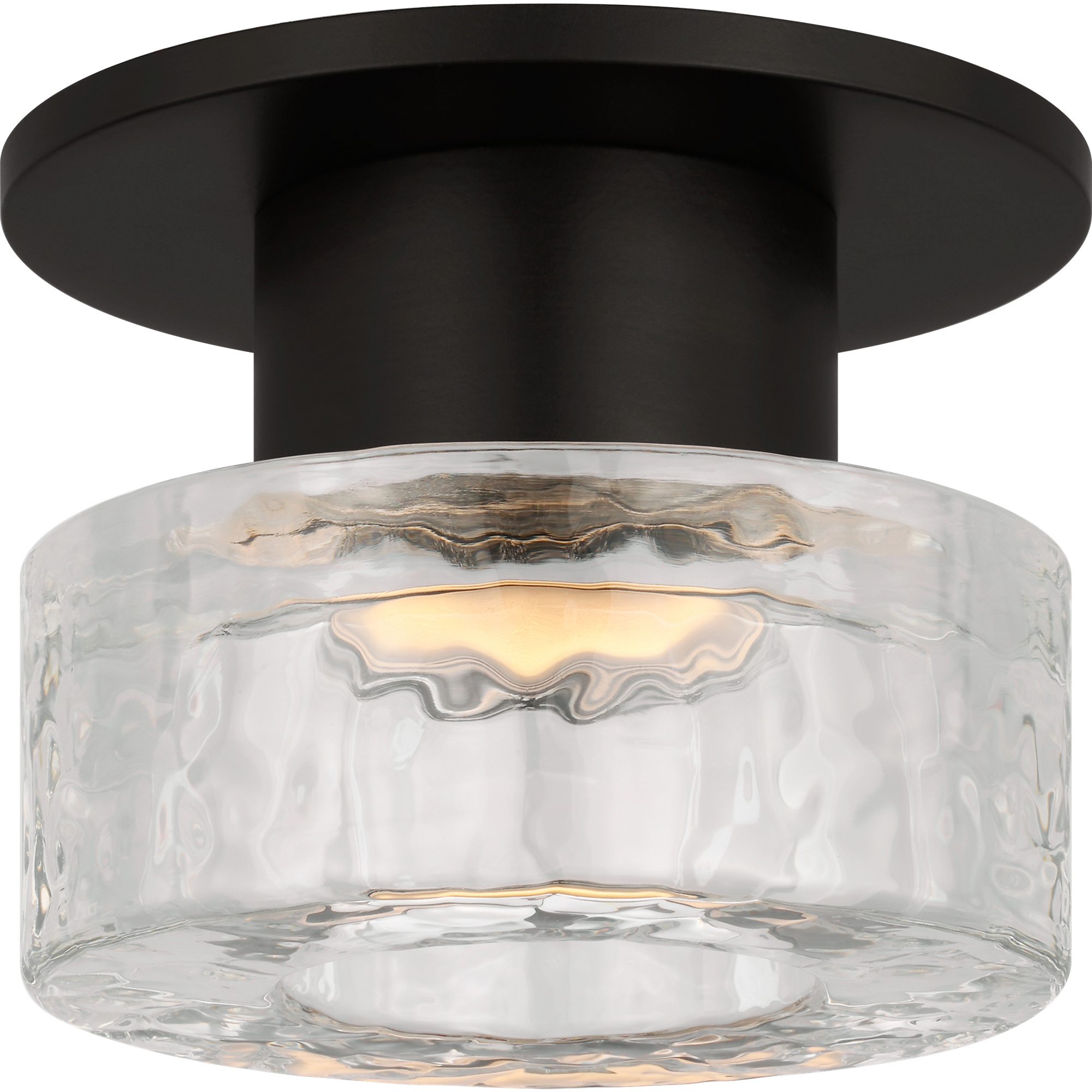 C&M by Chapman & Myers Holsted 1 Light 5 inch Aged Iron Flush Mount Ceiling Light