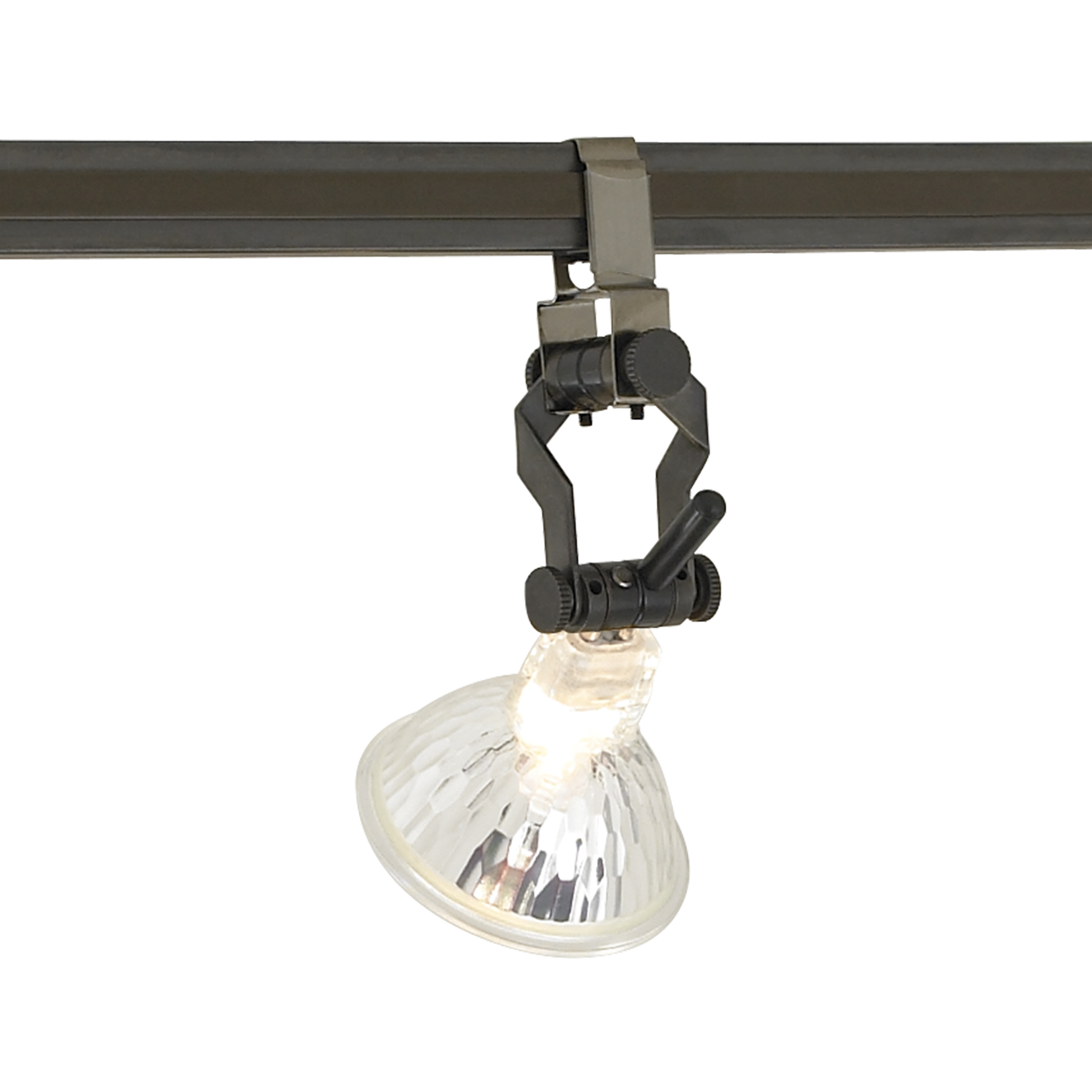 MO-Pivot 1 Light 12 Antique Bronze Low-Voltage Track Head Ceiling Light