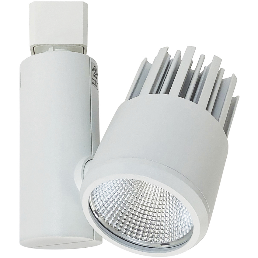 Aiden 1 Light White Track Ceiling Light