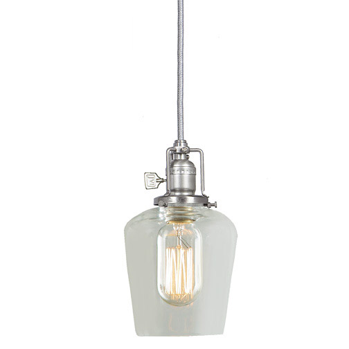 Union Square 1 Light 5 inch Pewter Pendant Ceiling Light in Satin Nickel
