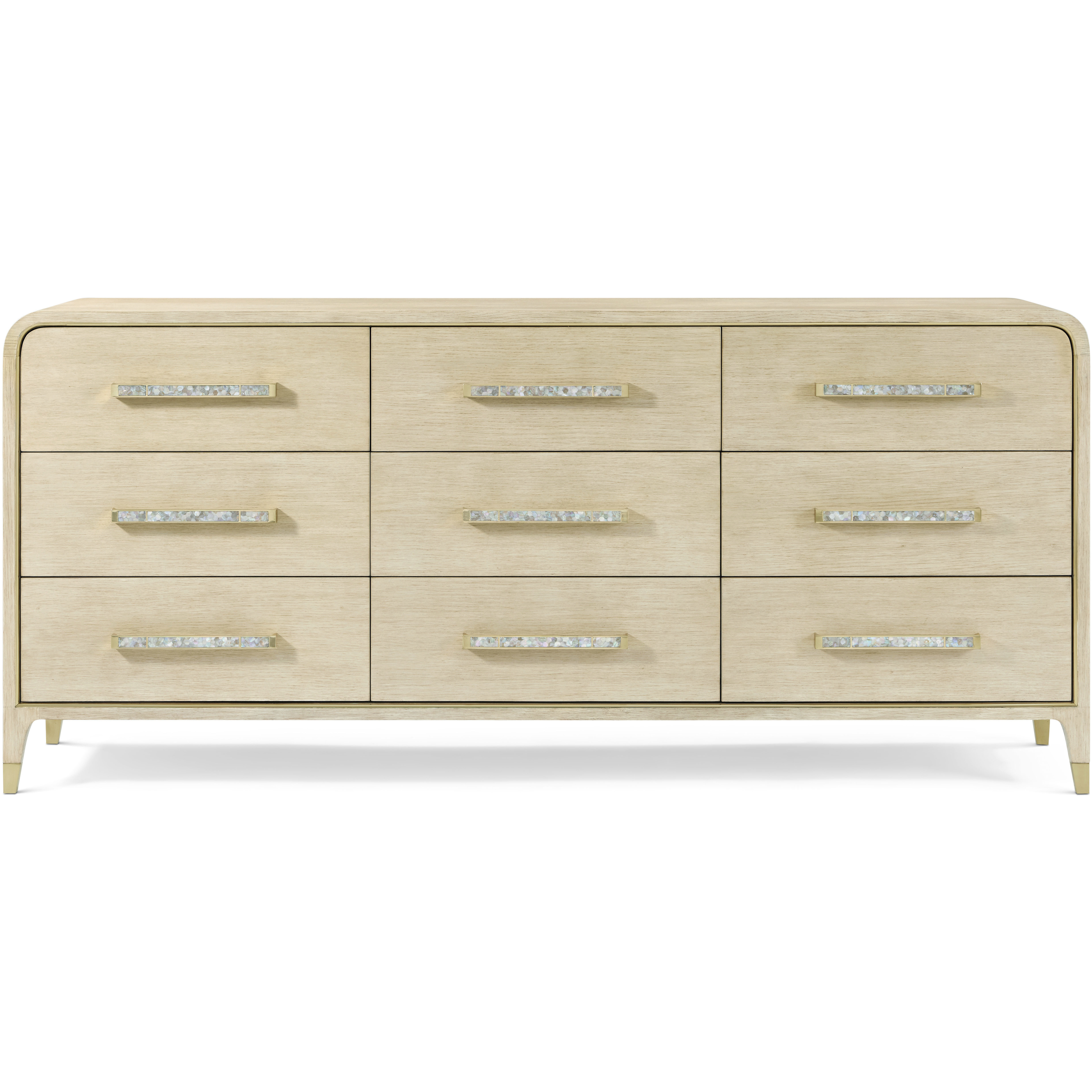 Judith Leiber Couture Martini Dresser, Wooden, 9-Drawer