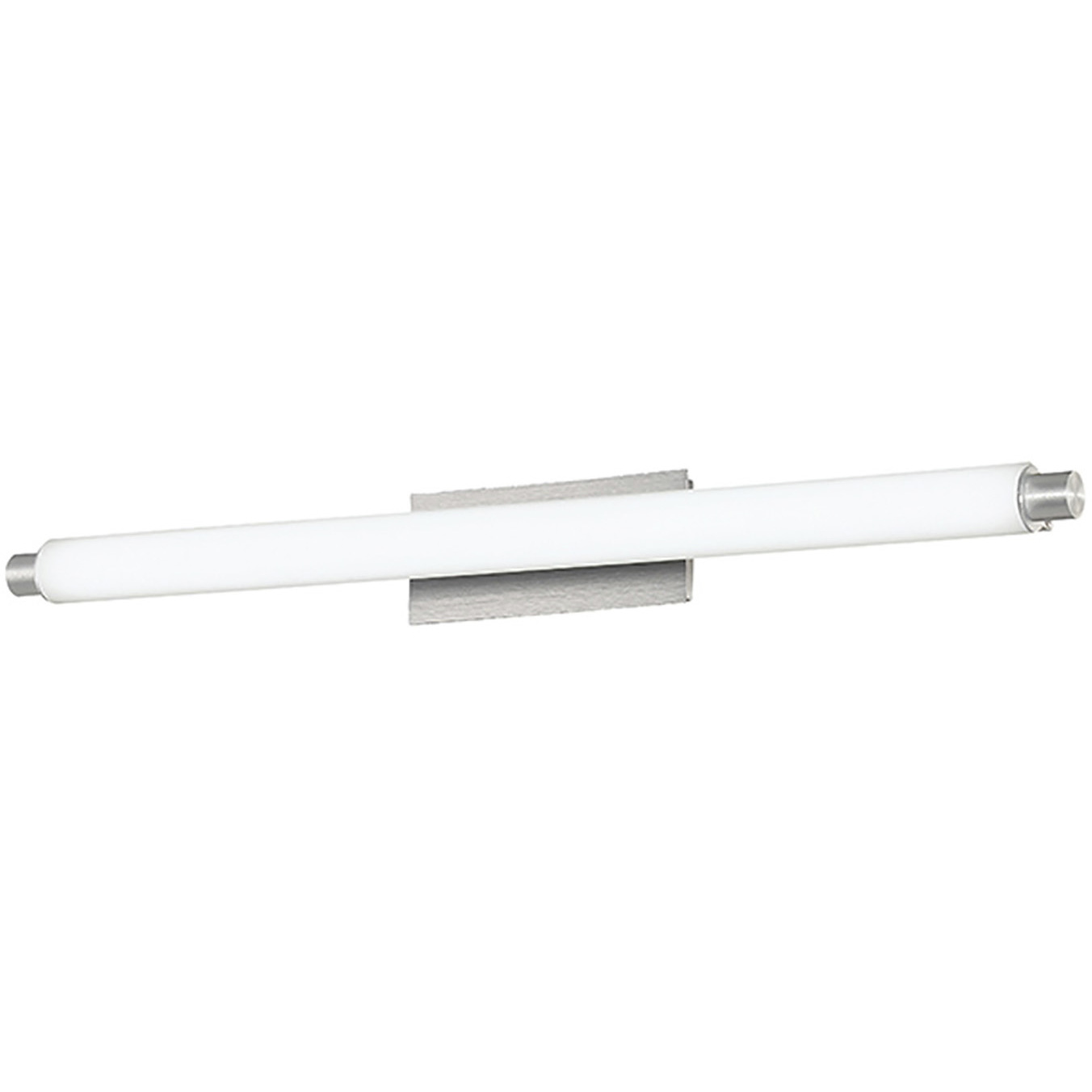 Vista LED 26.38 inch Brushed Aluminum Bath Vanity & Wall Light, dweLED