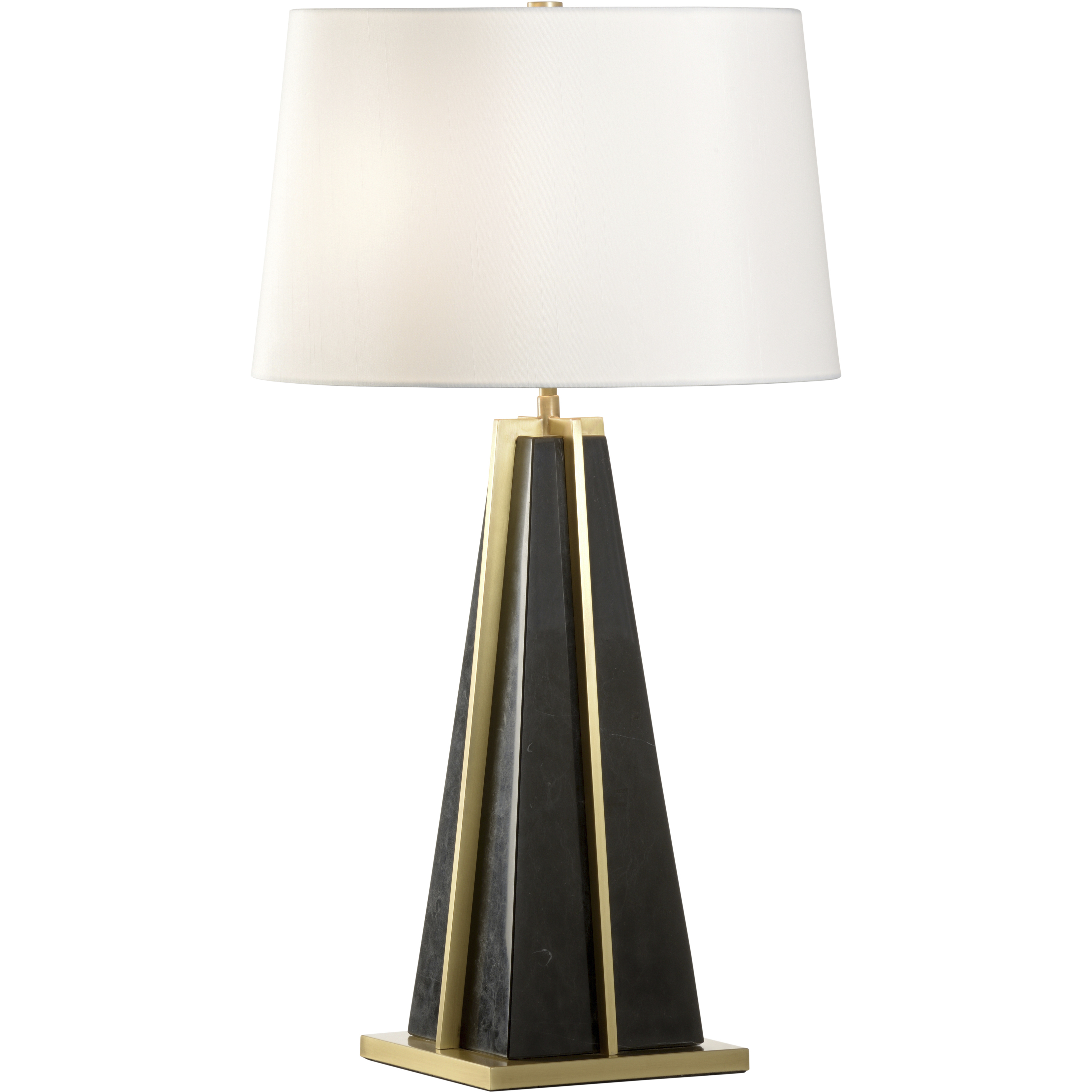 Portofino 24 inch 40.00 watt Black and Gold Table Lamp Portable Light