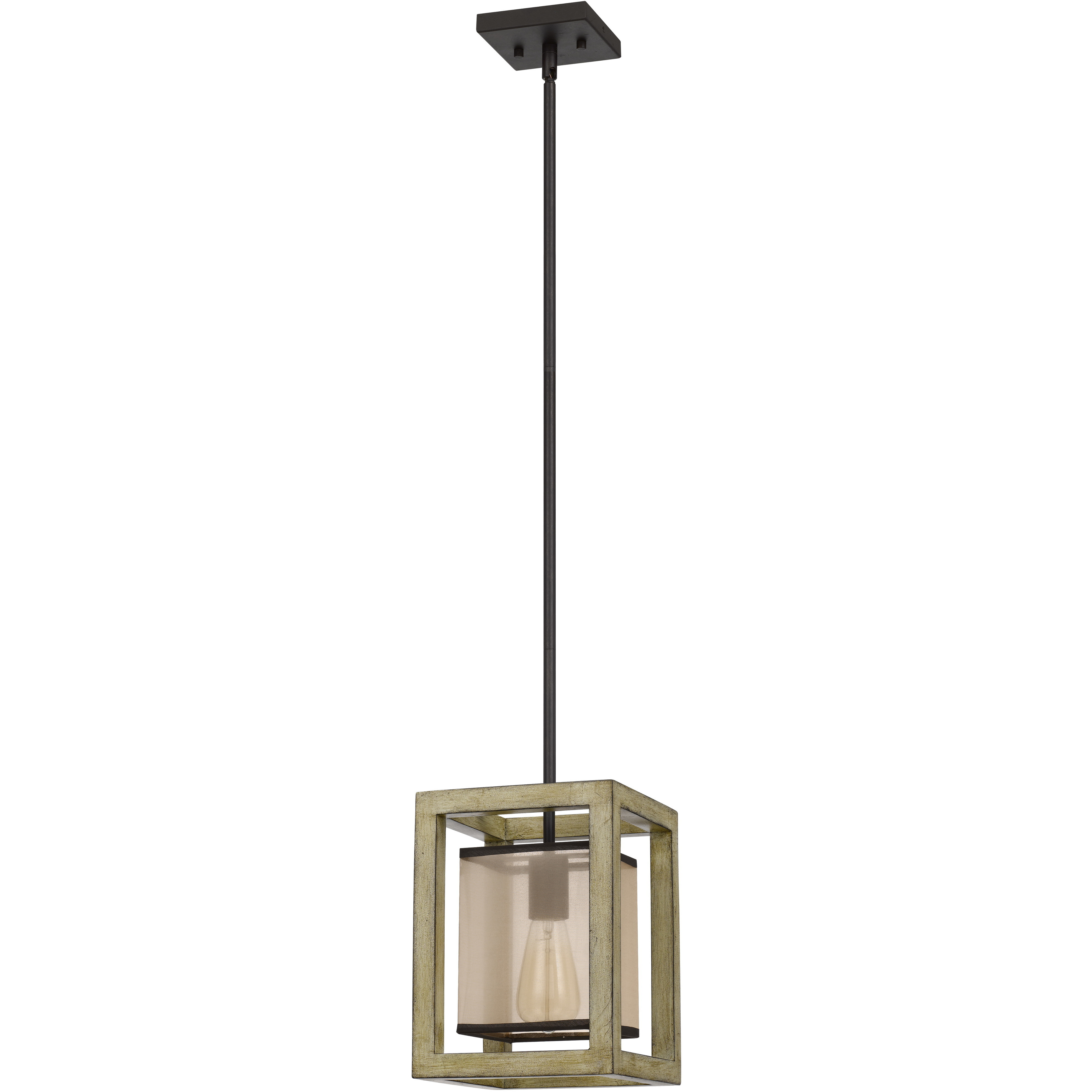Palencia 1 Light 8 inch Distressed Oak Pendant Ceiling Light