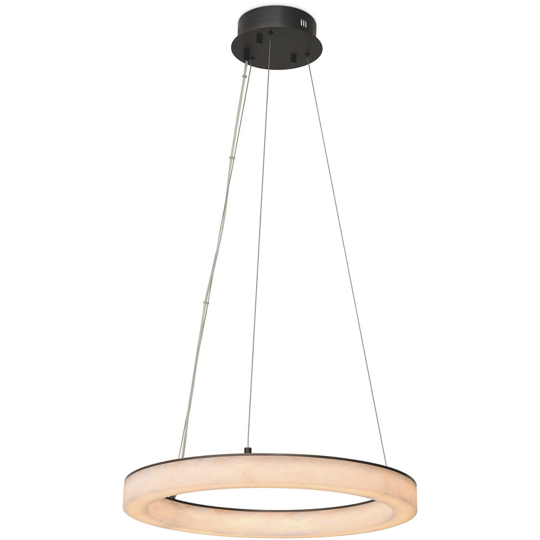 Sankt Gallen 23.62 inch Alabaster and Bronze Highlight Chandelier Ceiling Light, Small