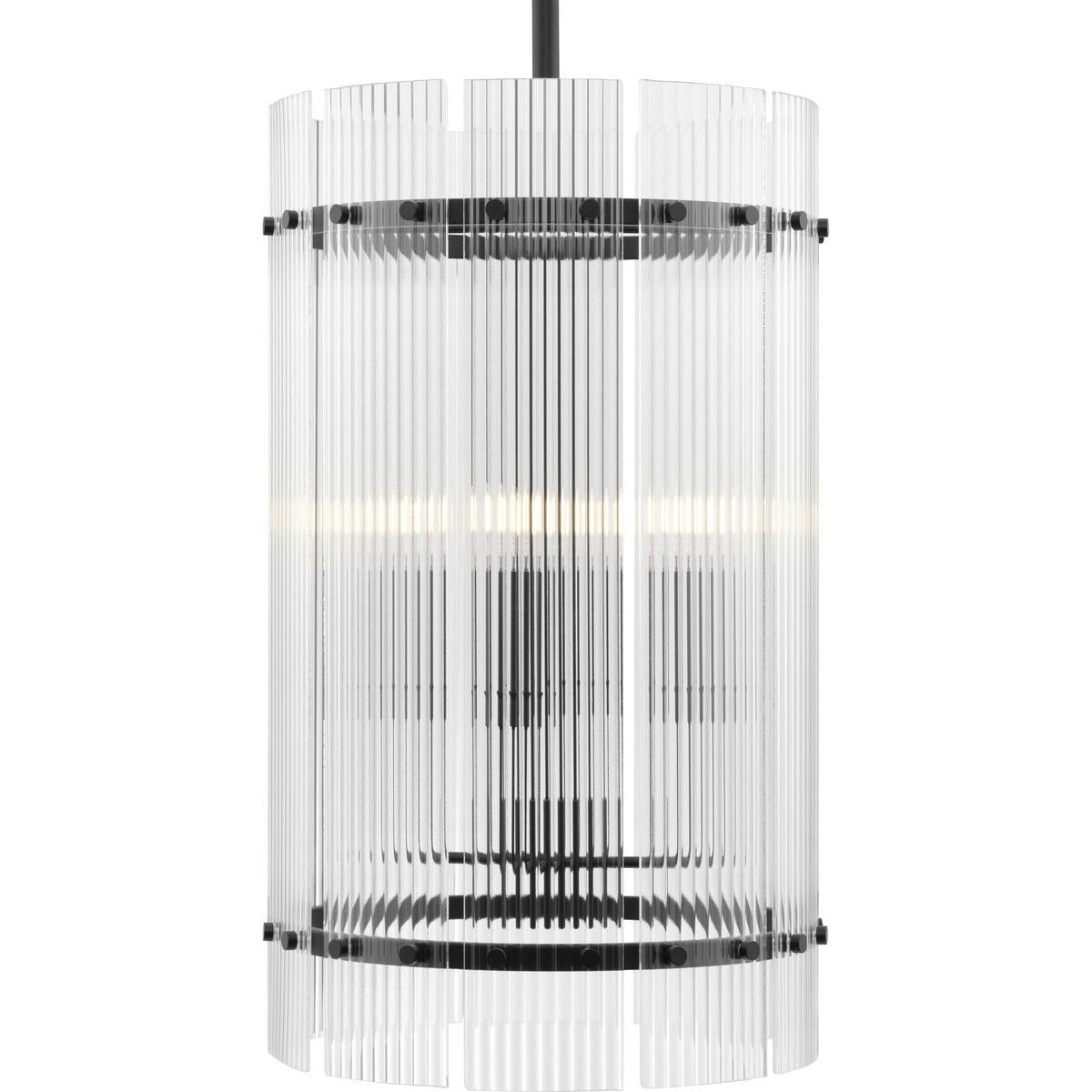 Seville 4 Light 17.87 inch Matte Black Foyer Light Ceiling Light, Design Series