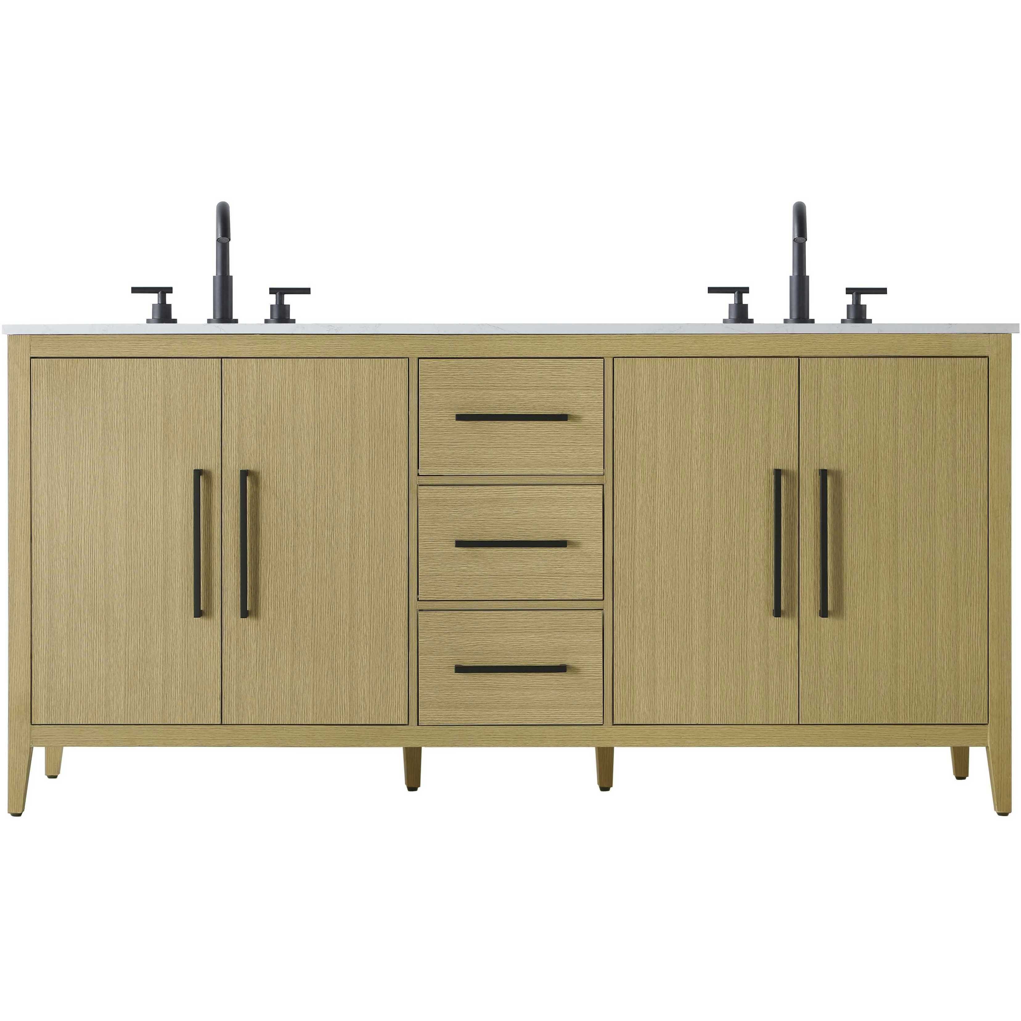 Millie 72 X 35 inch Honey Brown Bathroom Vanity Cabinet