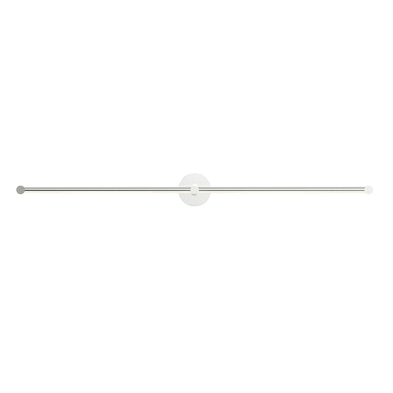 Purolinear 360 LED 49.5 inch Satin Chrome ADA Wall Bar Light Wall Light