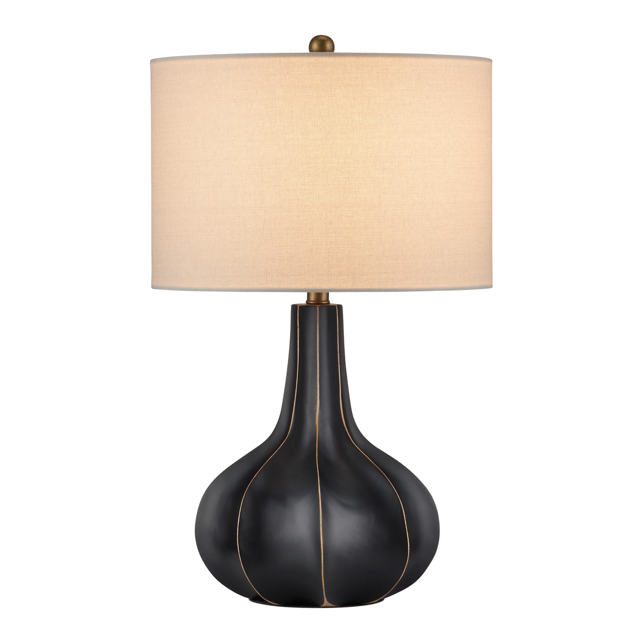 Bonbori 25 inch 150 watt Black Table Lamp Portable Light