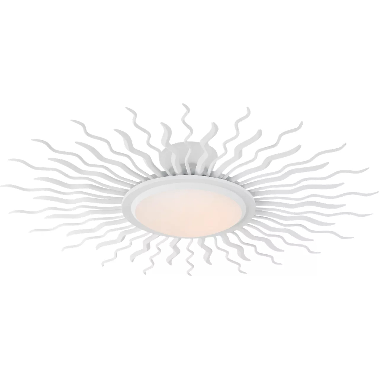 Suzanne Kasler Re LED 30.5 inch Matte White Semi-Flush Mount Ceiling Light