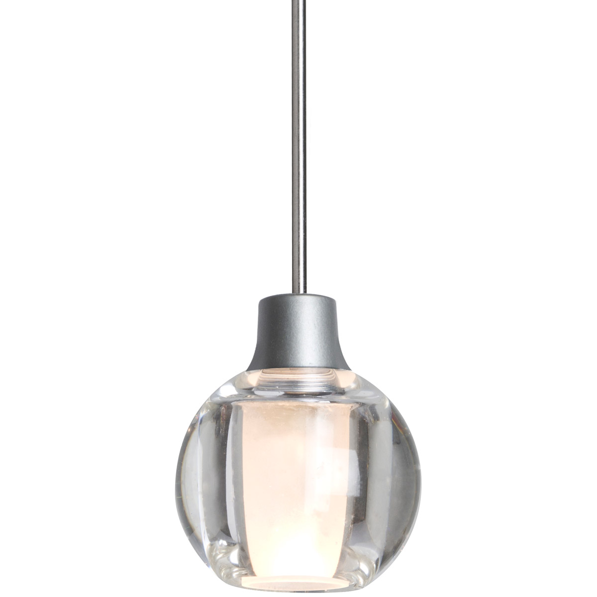 Boca 3 1 Light Satin Nickel Cord Pendant Ceiling Light